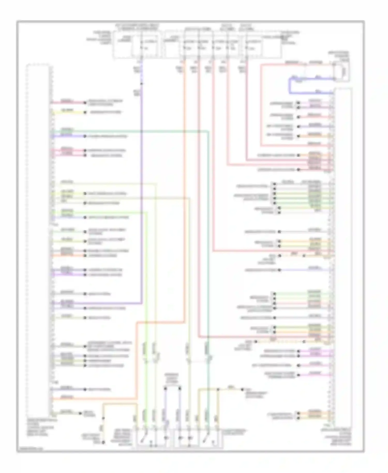 A8 Audi D4 (2010-2014): Vehicle electrical system control module circuit