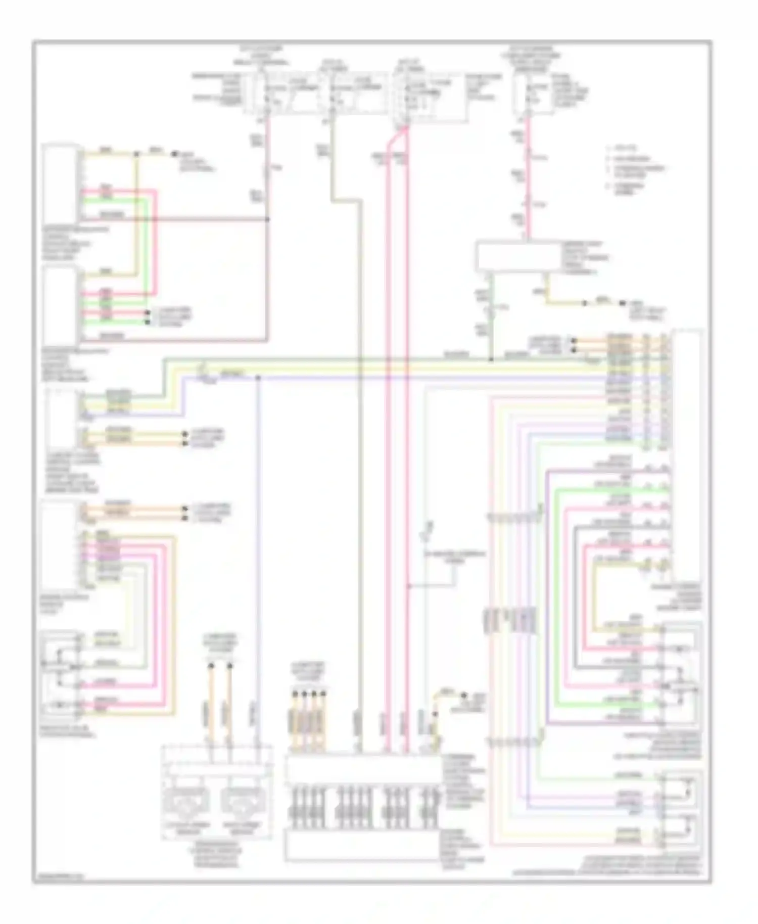 A8 Audi D4 (2010-2014): Cruise control circuit