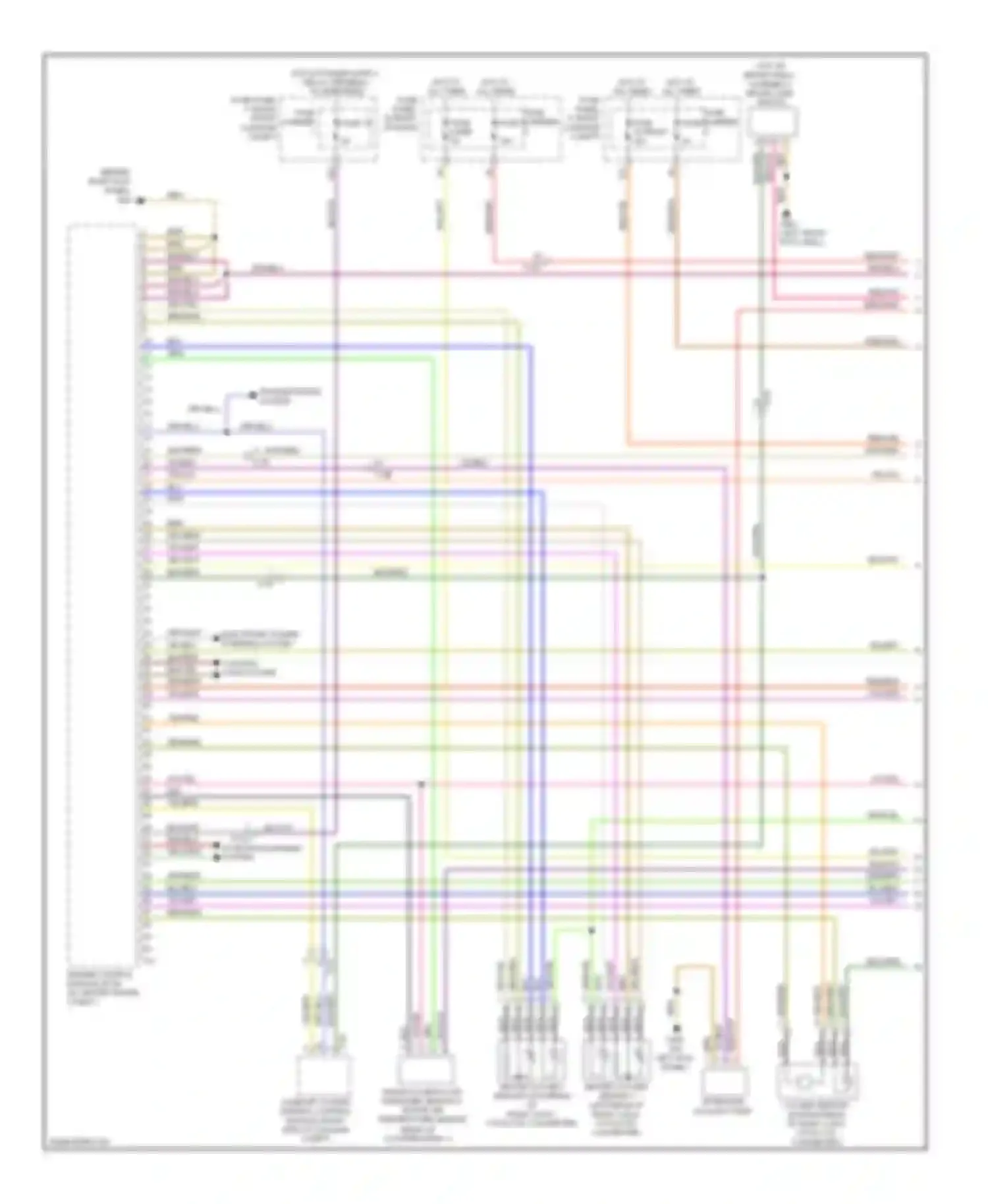 A8 Audi D4 (2010-2014): Wiring diagram engine performance 4.2l (1 of 7)