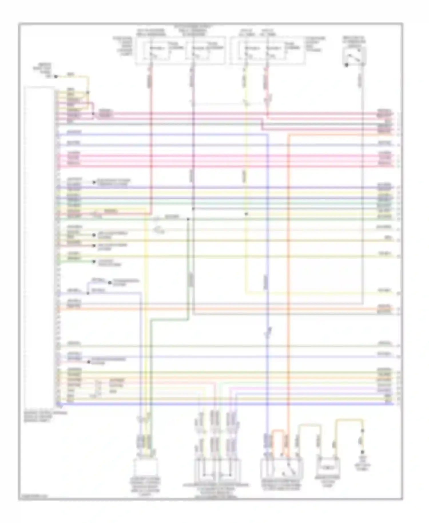 A8 Audi D4 (2010-2014): Wiring diagram engine performance 6.3l (1 of 11)