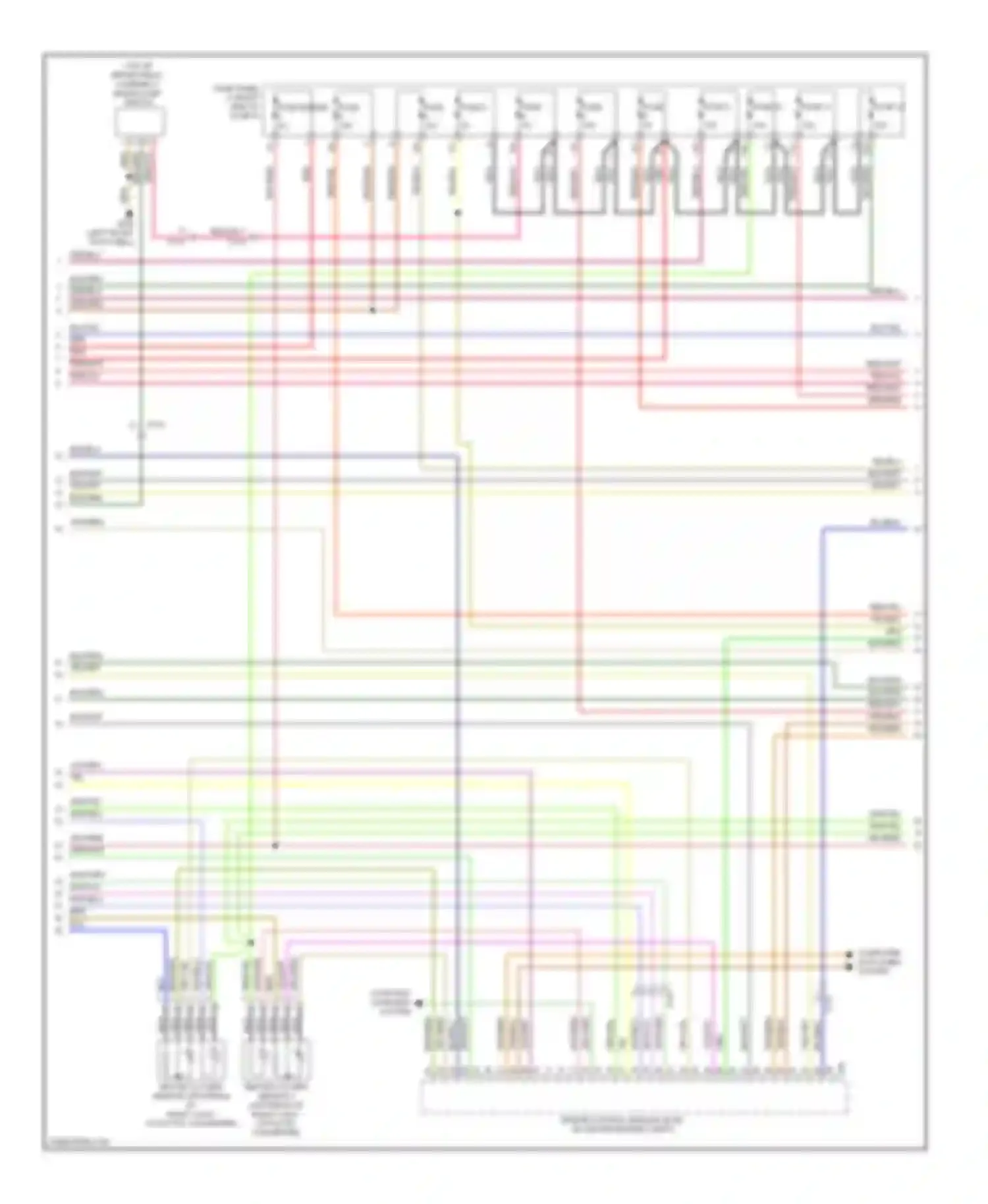 A8 Audi D4 (2010-2014): Wiring diagram engine performance 6.3l (3 of 11)