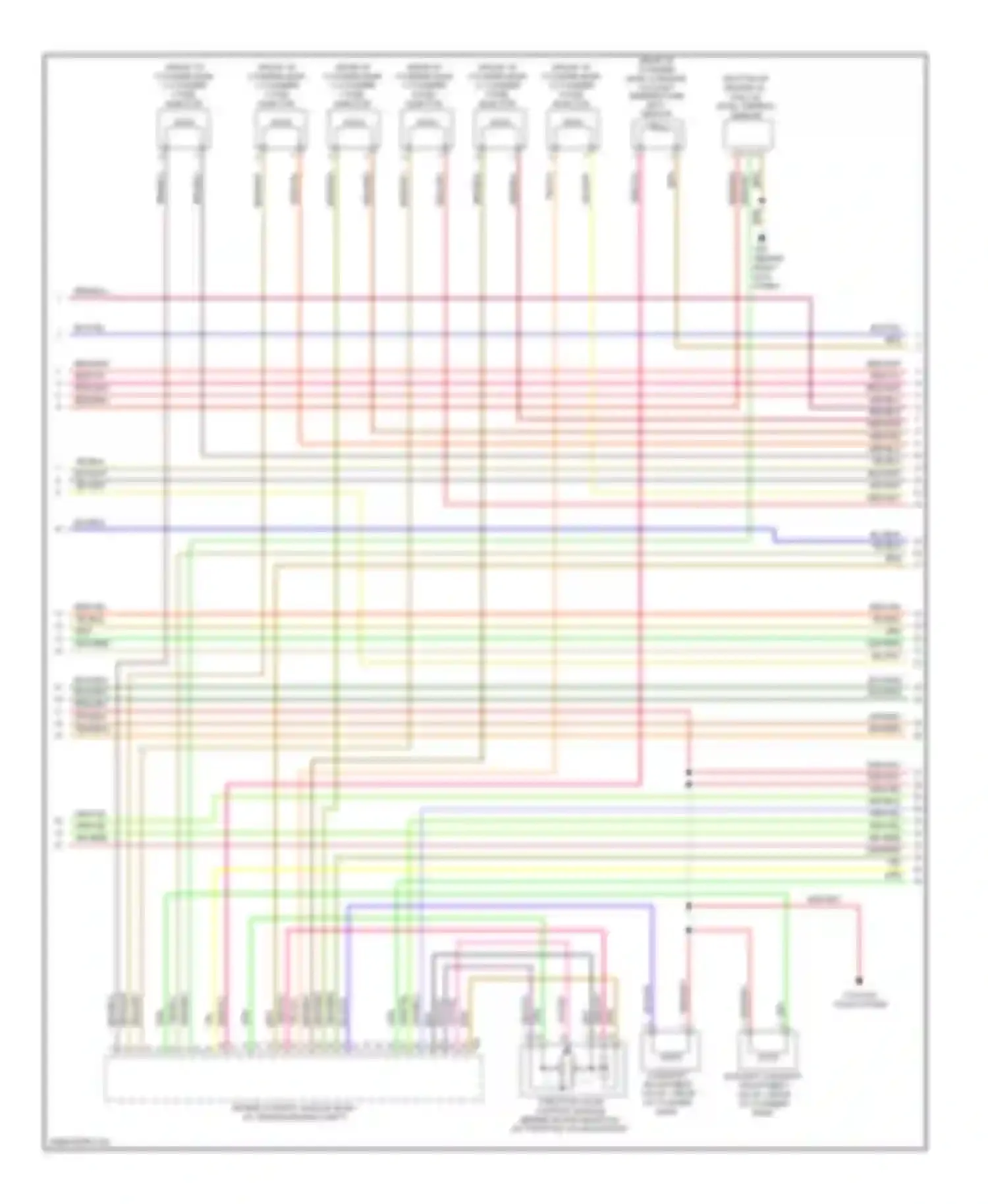 A8 Audi D4 (2010-2014): Wiring diagram engine performance 6.3l (4 of 11)