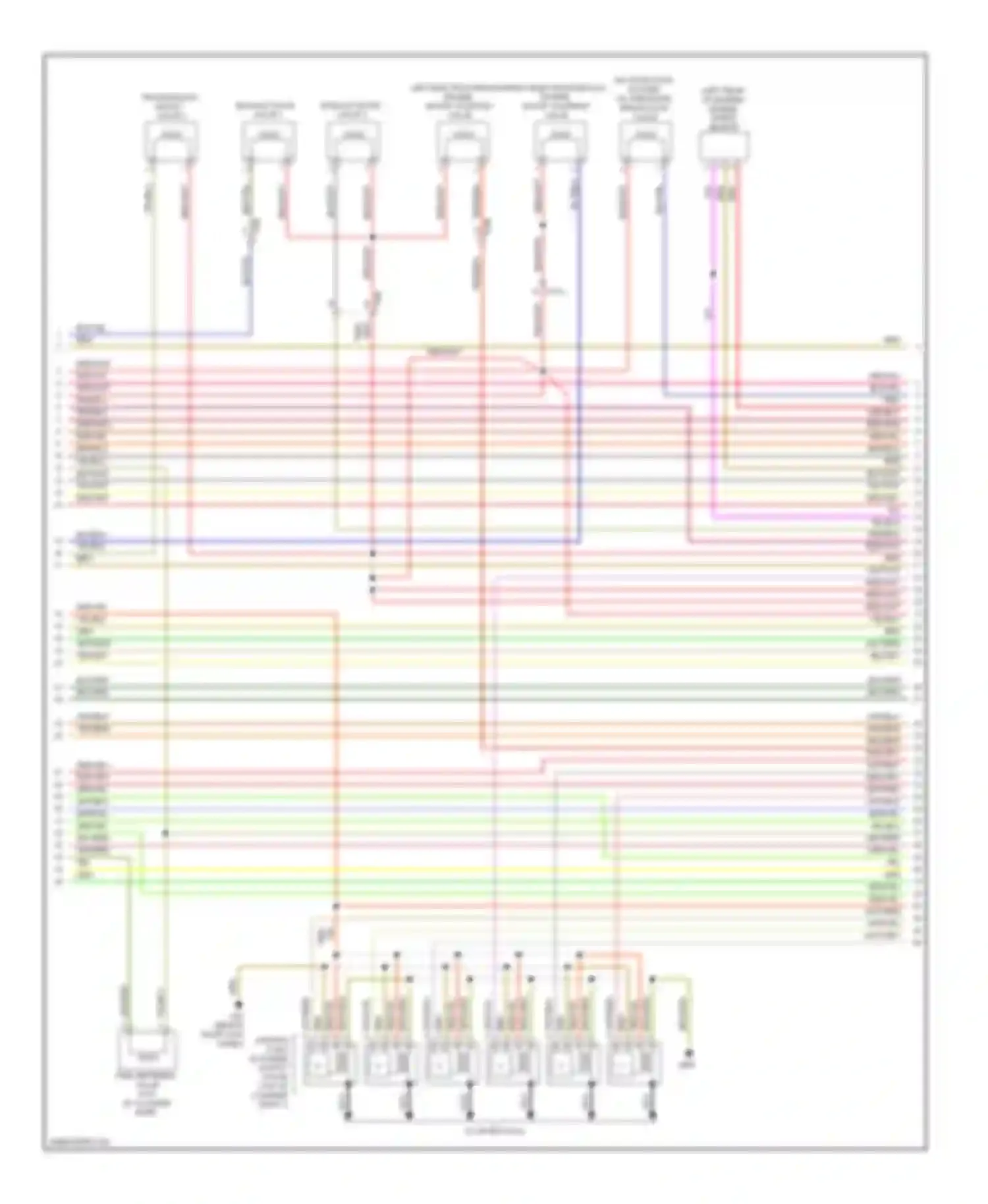 A8 Audi D4 (2010-2014): Wiring diagram engine performance 6.3l (5 of 11)
