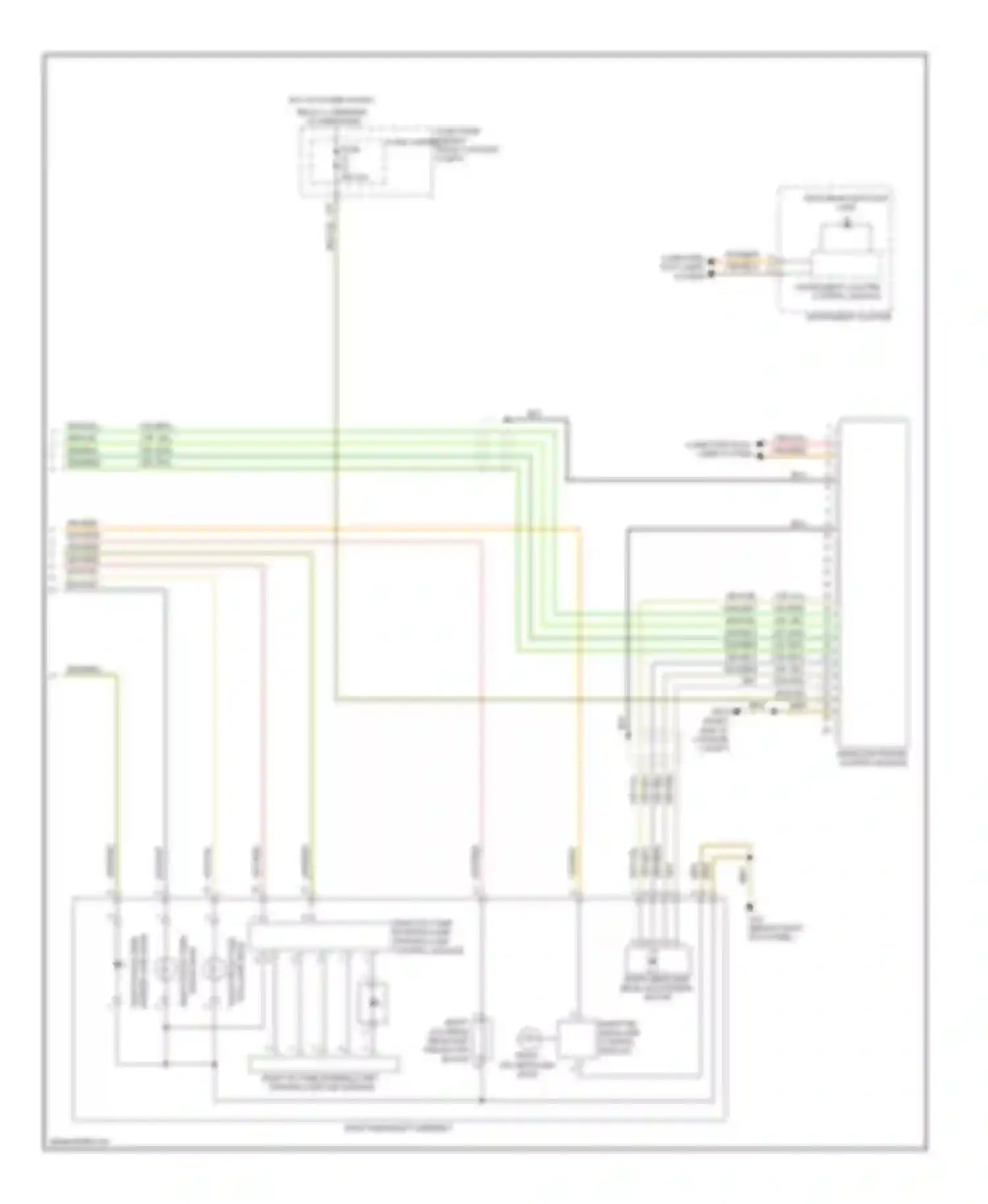 A8 Audi D4 (2010-2014): Headlights circuit, with hid without cornering headlights (2 of 2)