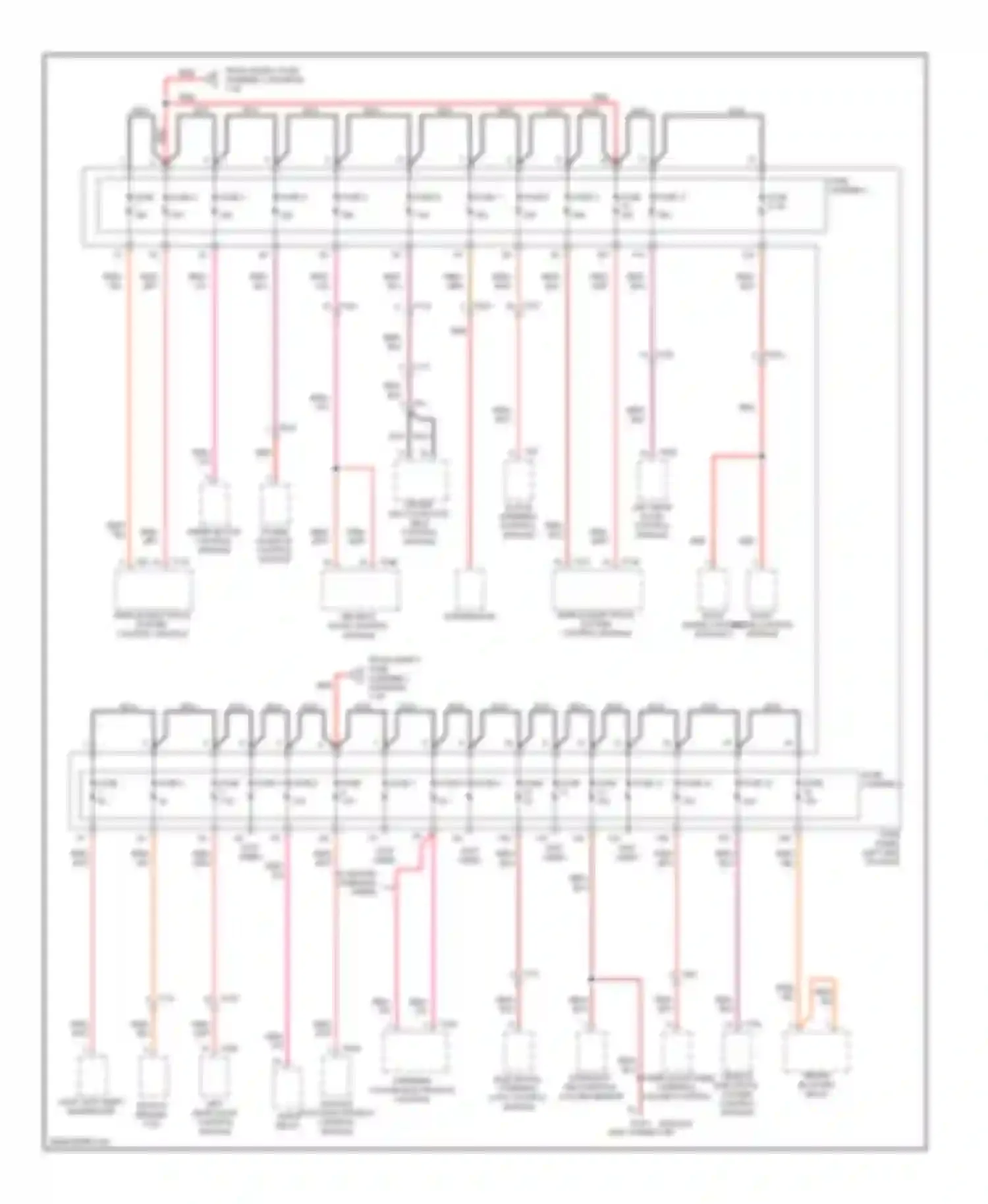 A8 Audi D4 (2010-2014): Power distribution circuit (2 of 8)