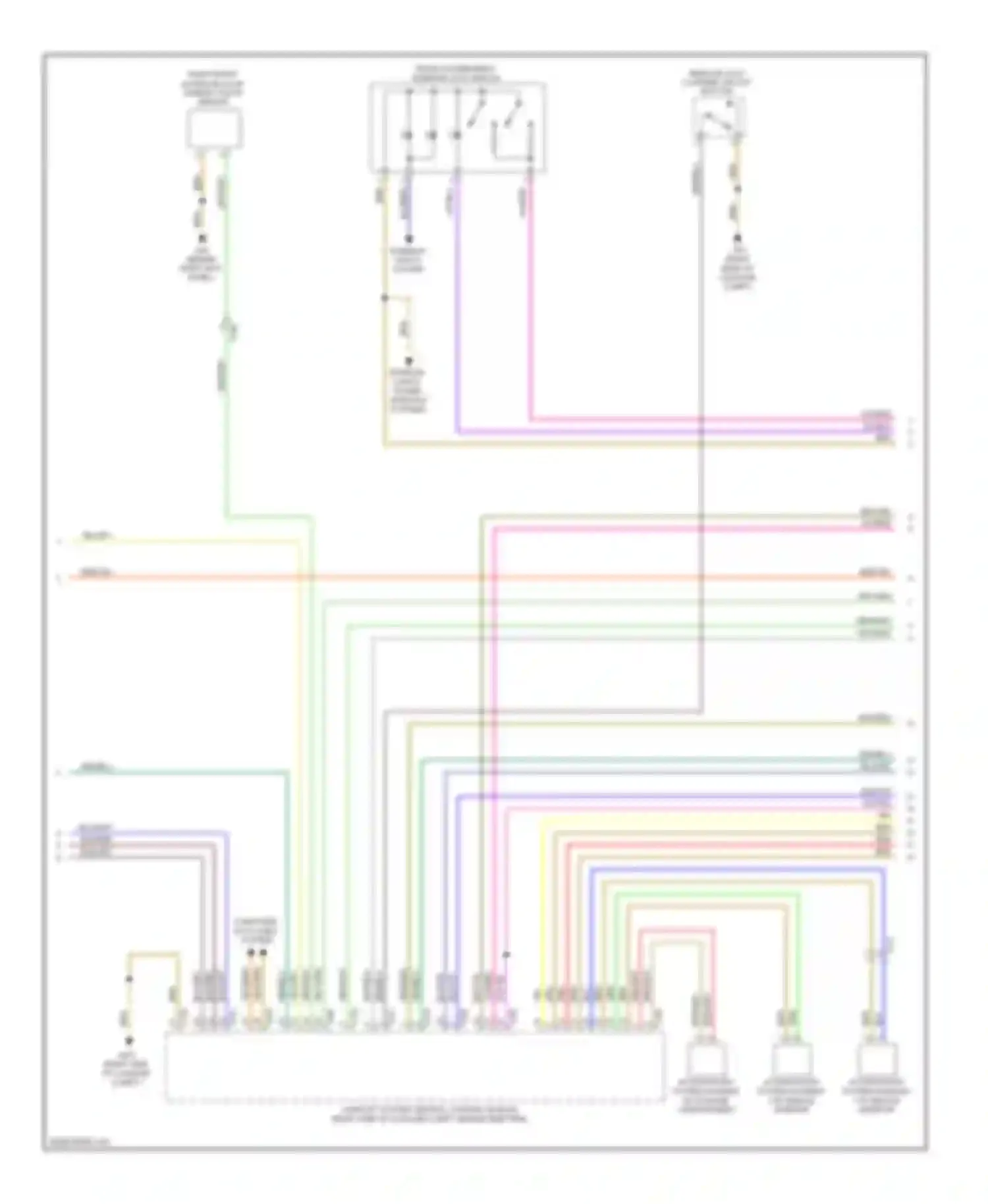 A8 Audi D4 (2010-2014): Power door locks circuit (3 of 5)