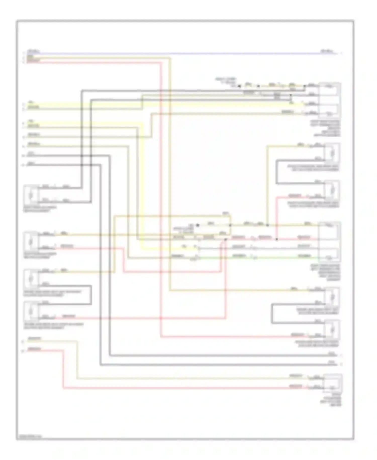 A8 Audi D4 (2010-2014): Heated seats circuit (2 of 3)