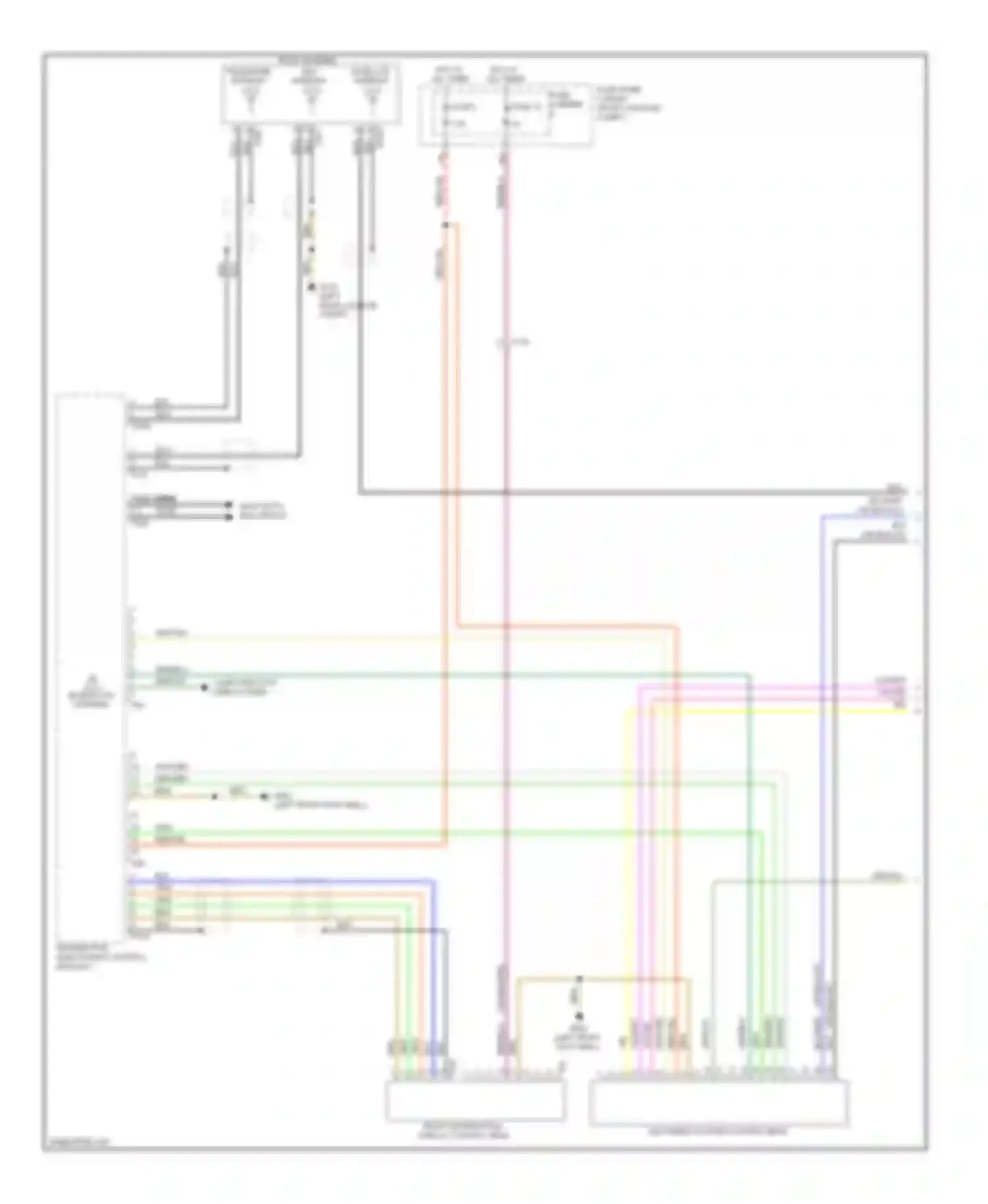 A8 Audi D4 (2010-2014): Multimedia interface circuit (1 of 2)