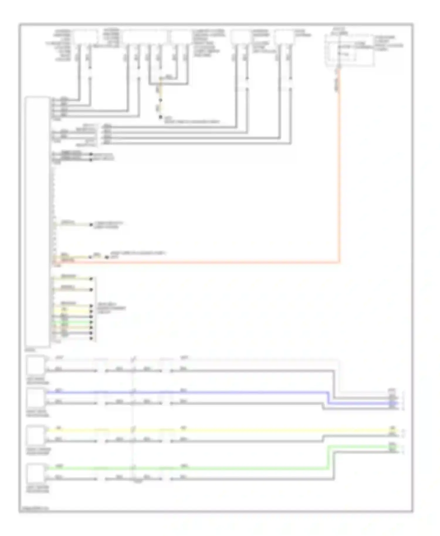 A8 Audi D4 (2010-2014): Radio circuit, bose (1 of 2)