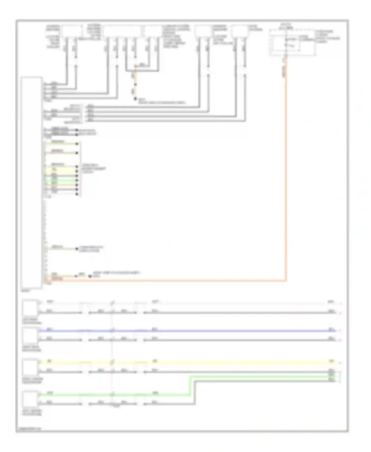 A8 Audi D4 (2010-2014): Radio circuit, with bang & olufson sound (1 of 3)