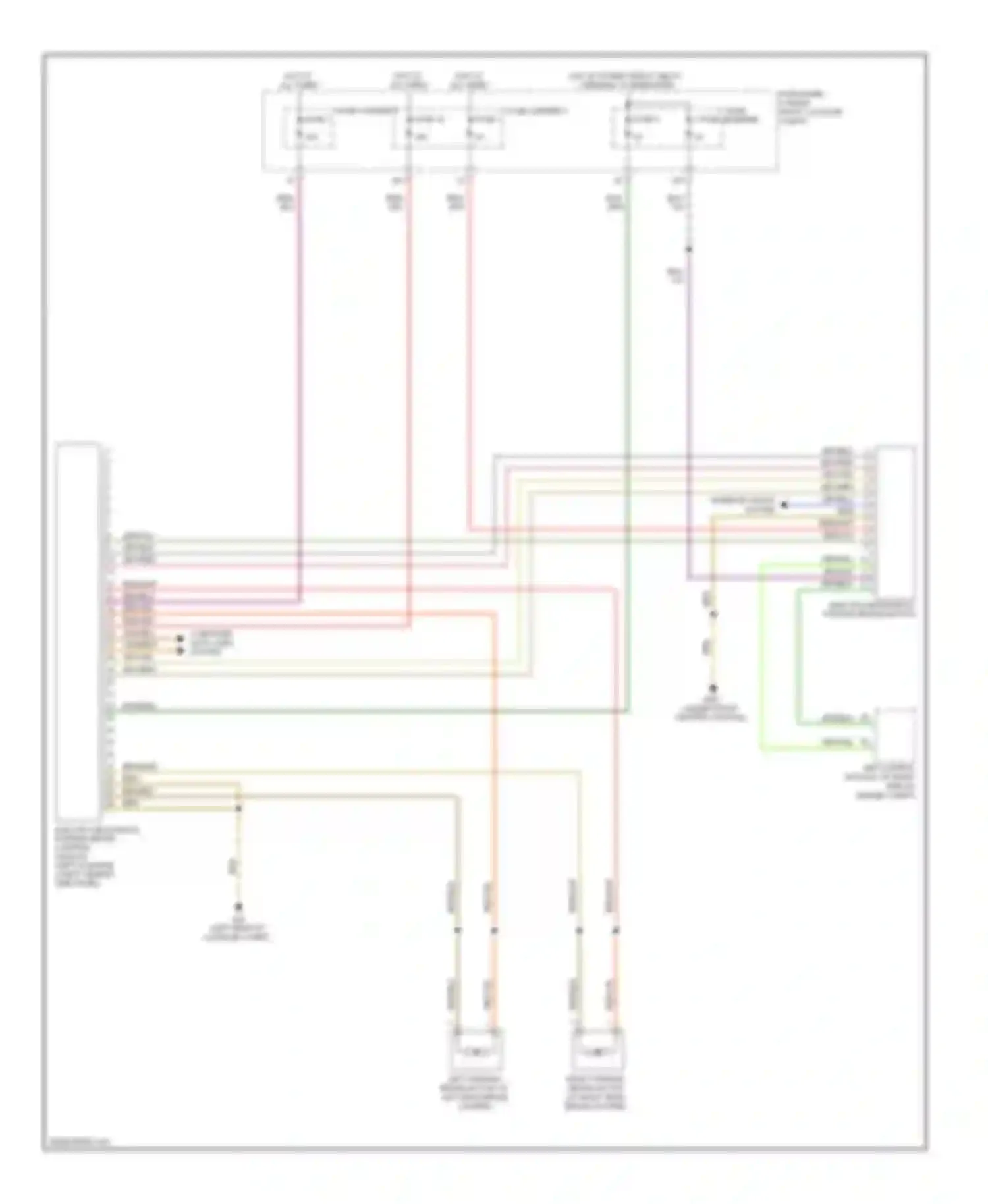 A8 Audi D4 (2010-2014): Park brake release circuit