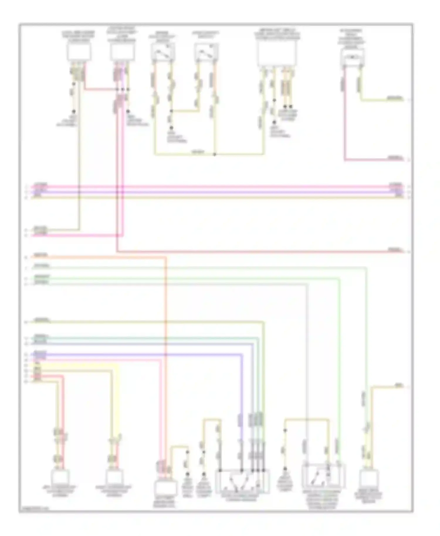 Wiring diagram anti-theft immobilizer reader coil for Audi A8 D4 (2010-2014) (1 of 4)