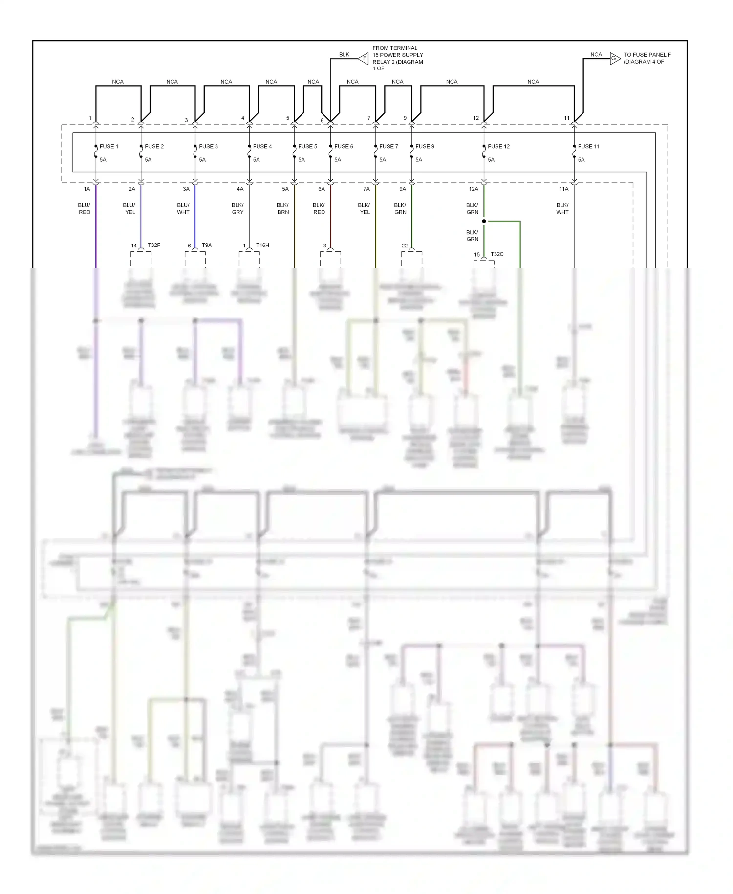 Audi A8 D4 (2010-2014) automatic dimming interior interior rearview mirror wiring diagram  (1 of 1)