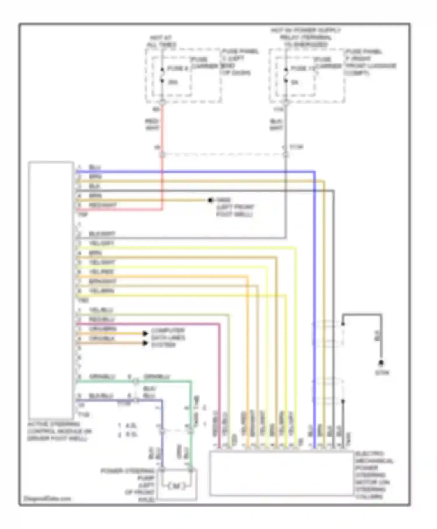 Wiring diagram blk/wht for Audi A8 D4 (2010-2014) (1 of 36)