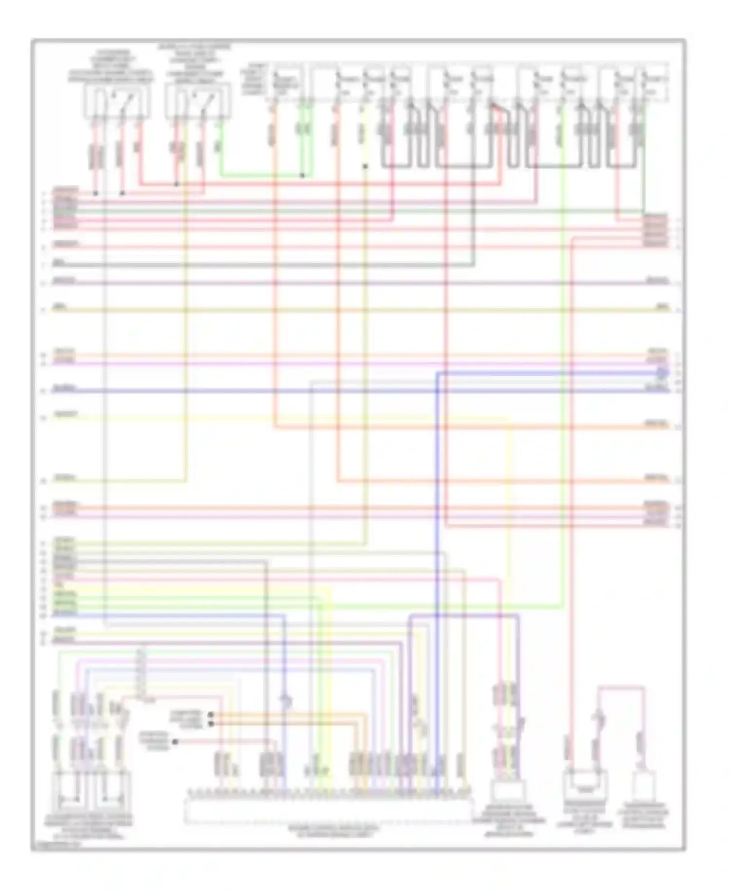 Wiring diagram blu/blk for Audi A8 D4 (2010-2014)
