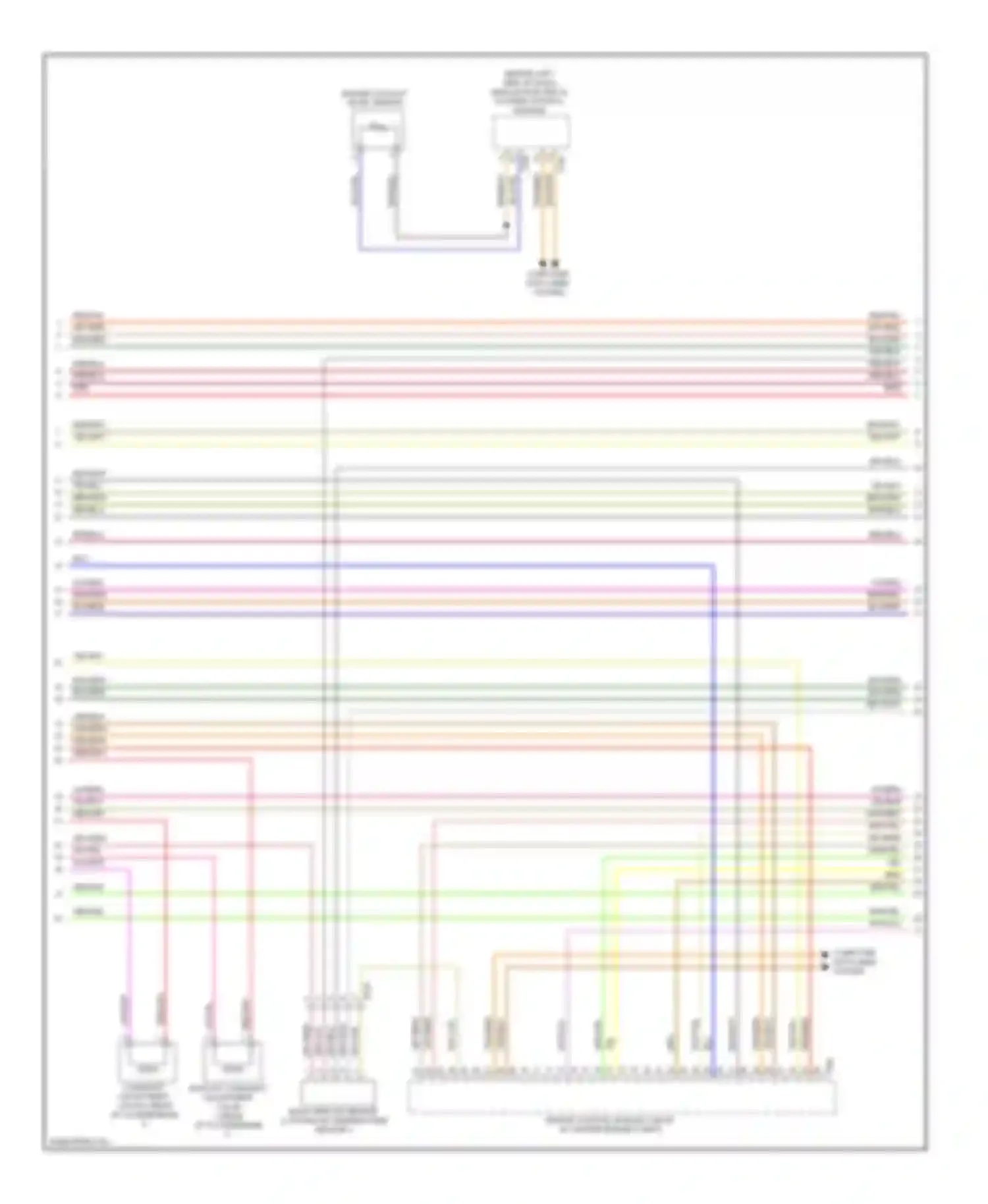 Wiring diagram computer data lines system for Audi A8 D4 (2010-2014) (30 of 89)