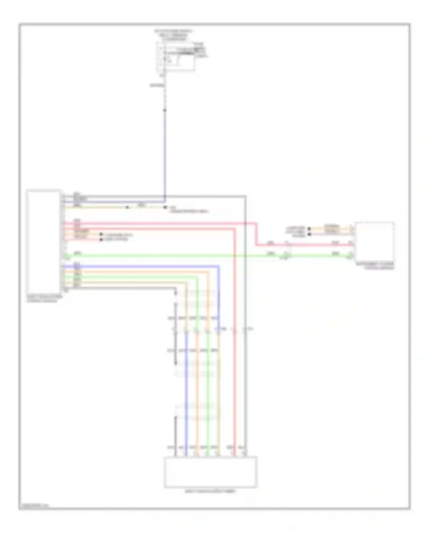 Wiring diagram computer data lines system for Audi A8 D4 (2010-2014) (40 of 89)