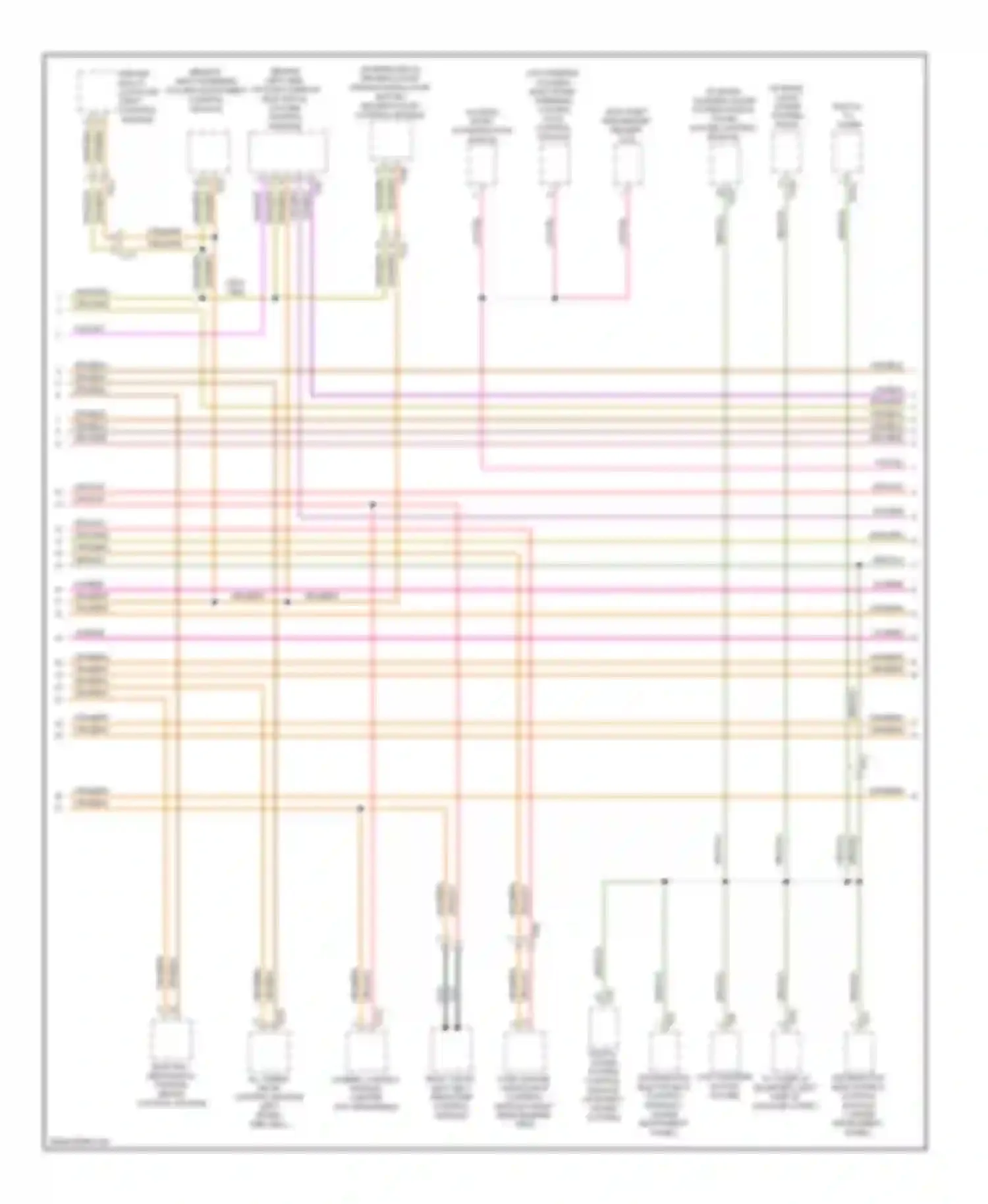Wiring diagram digital tv tuner for Audi A8 D4 (2010-2014) (1 of 4)