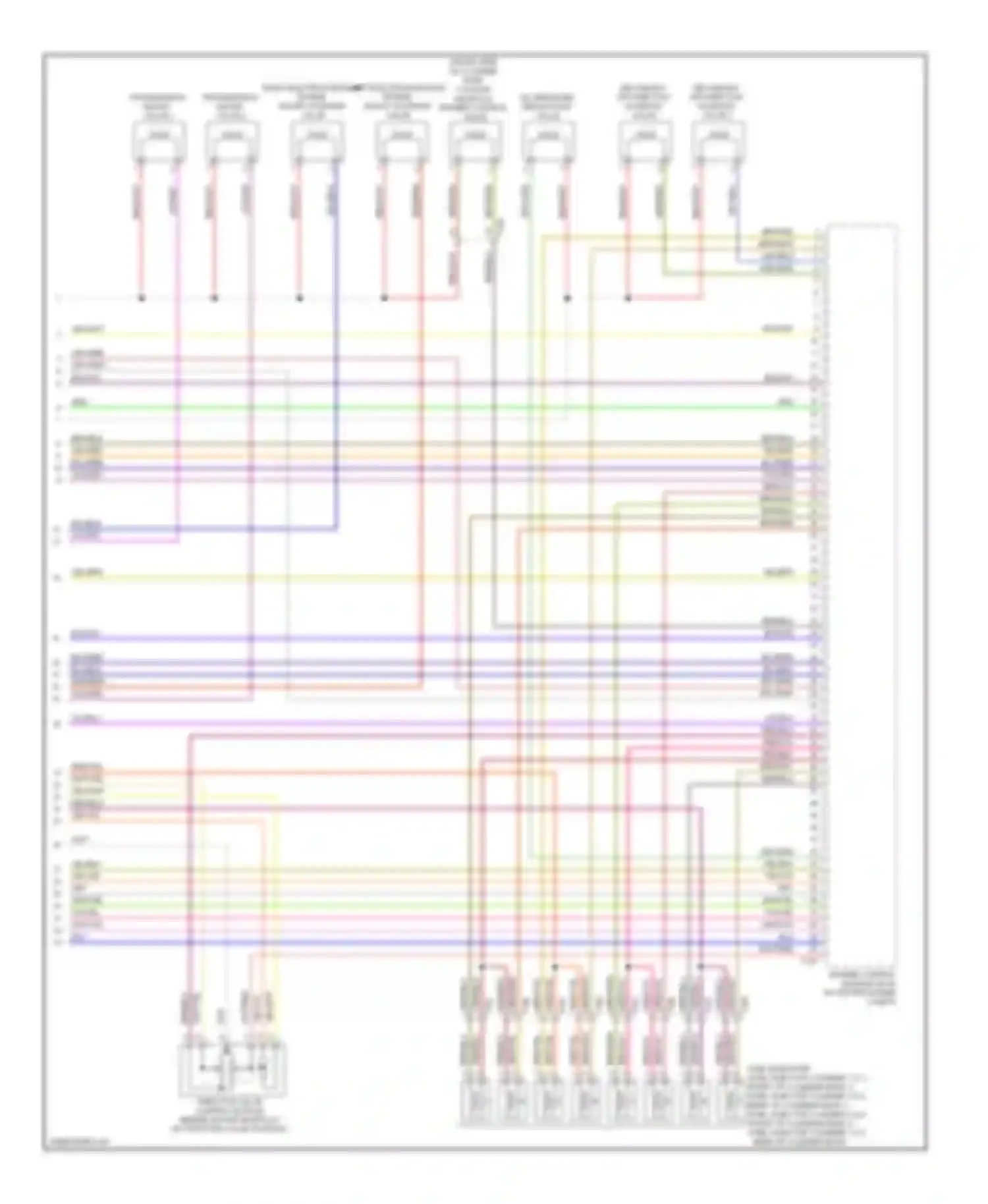 Wiring diagram brn/blk for Audi A8 D4 (2010-2014)