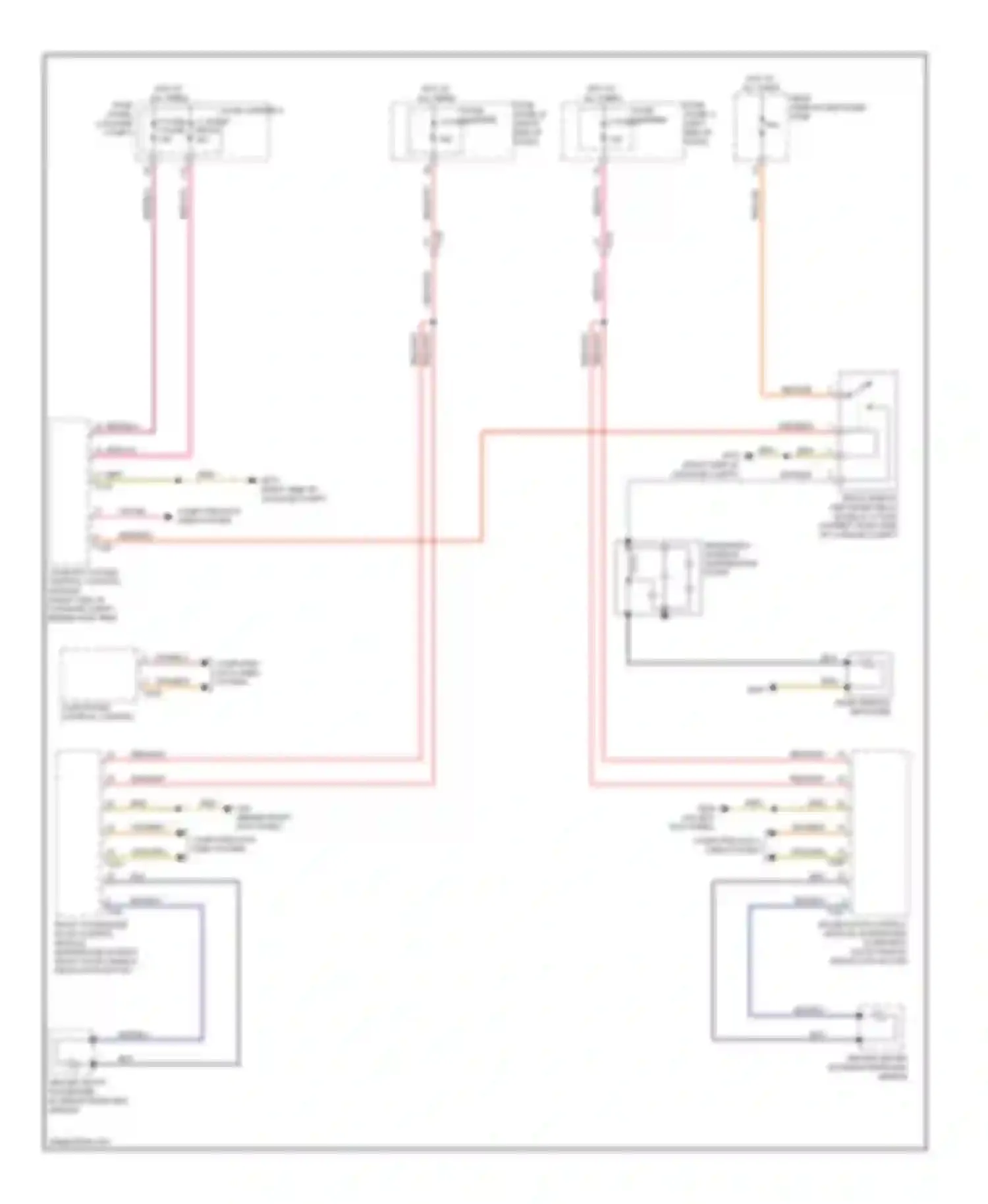 Wiring diagram fuse carrier 4 for Audi A8 D4 (2010-2014) (2 of 7)