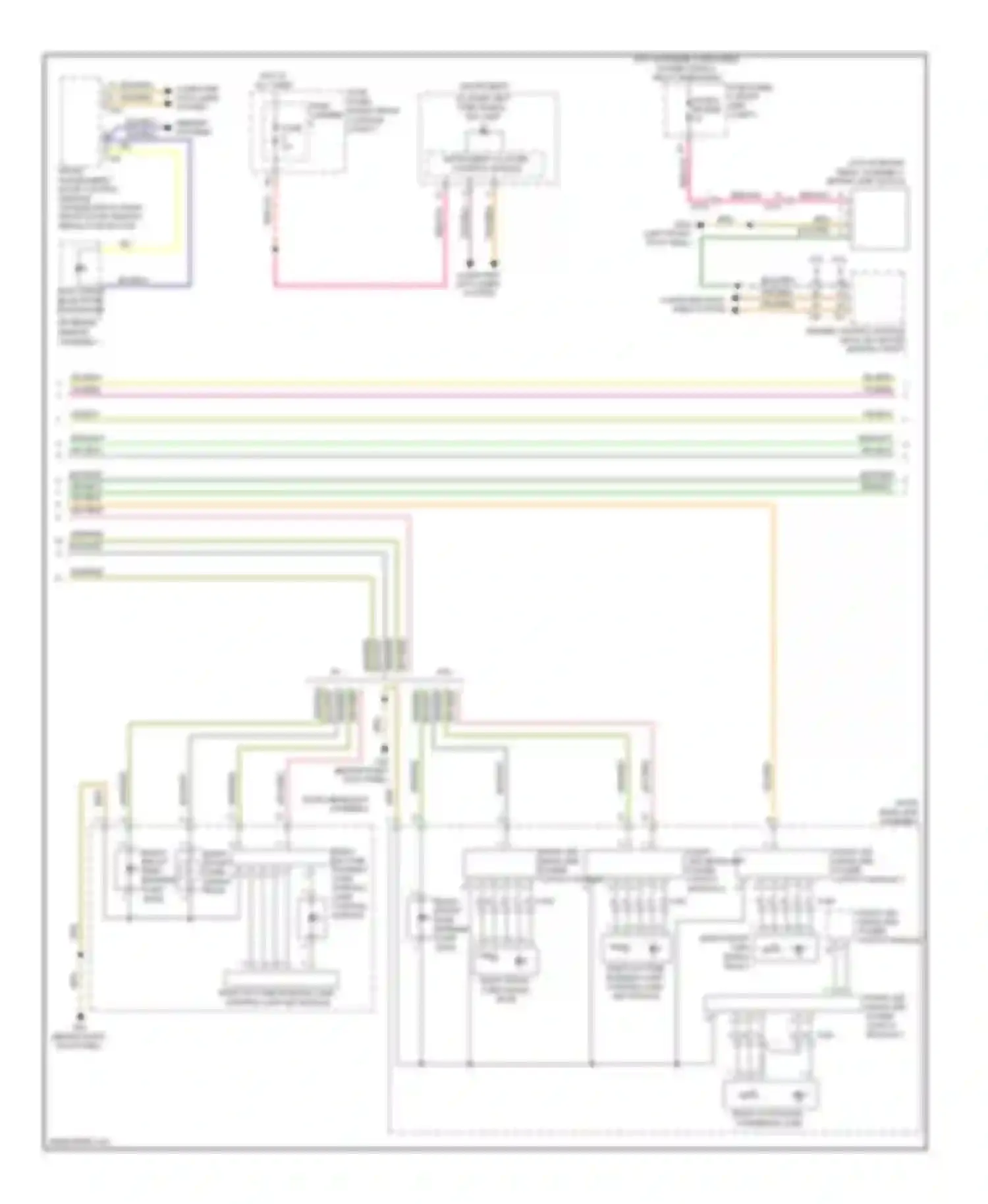 Wiring diagram fuse panel a (right side of for Audi A8 D4 (2010-2014) (1 of 1)