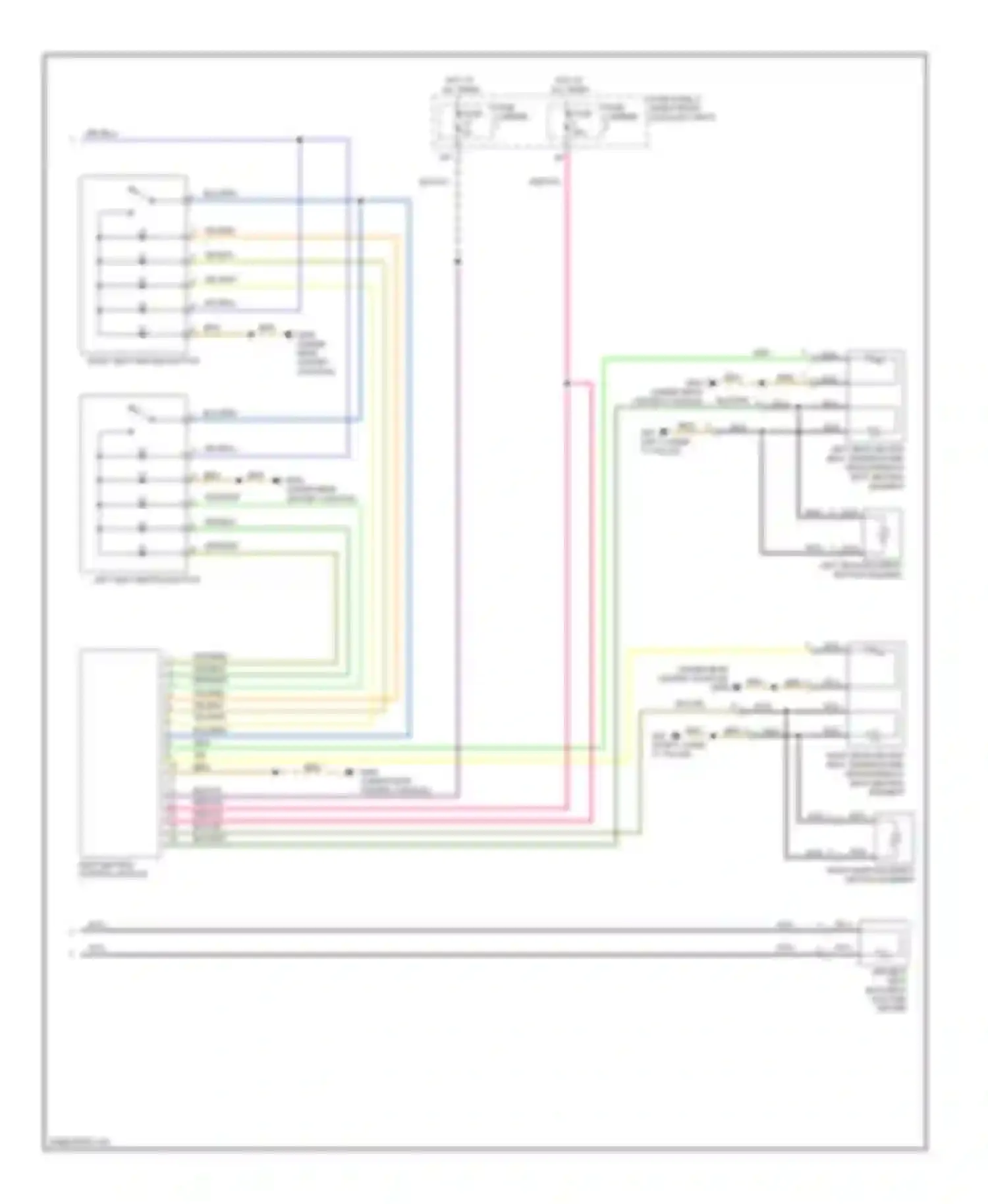 Wiring diagram grn/red for Audi A8 D4 (2010-2014) (22 of 34)