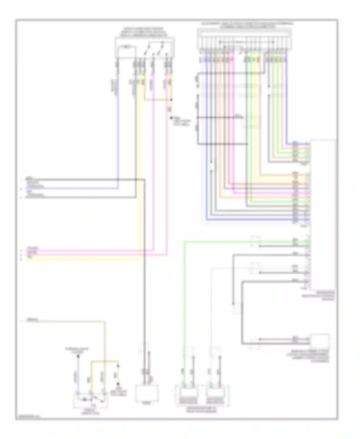 Wiring diagram gry/blu for Audi A8 D4 (2010-2014) (26 of 31)