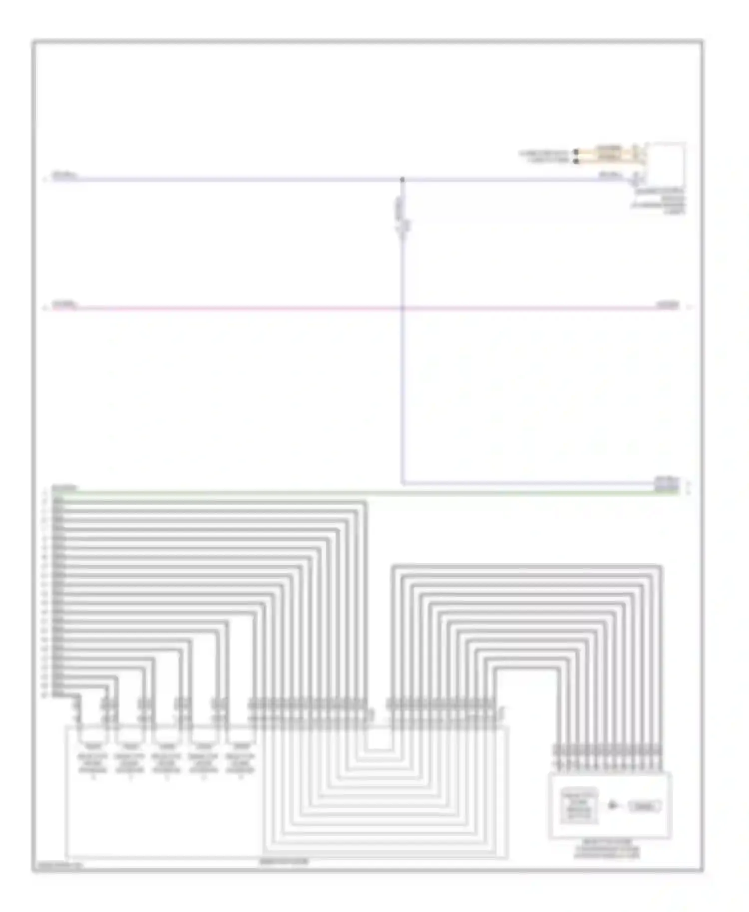 Wiring diagram gry/blu for Audi A8 D4 (2010-2014) (22 of 31)