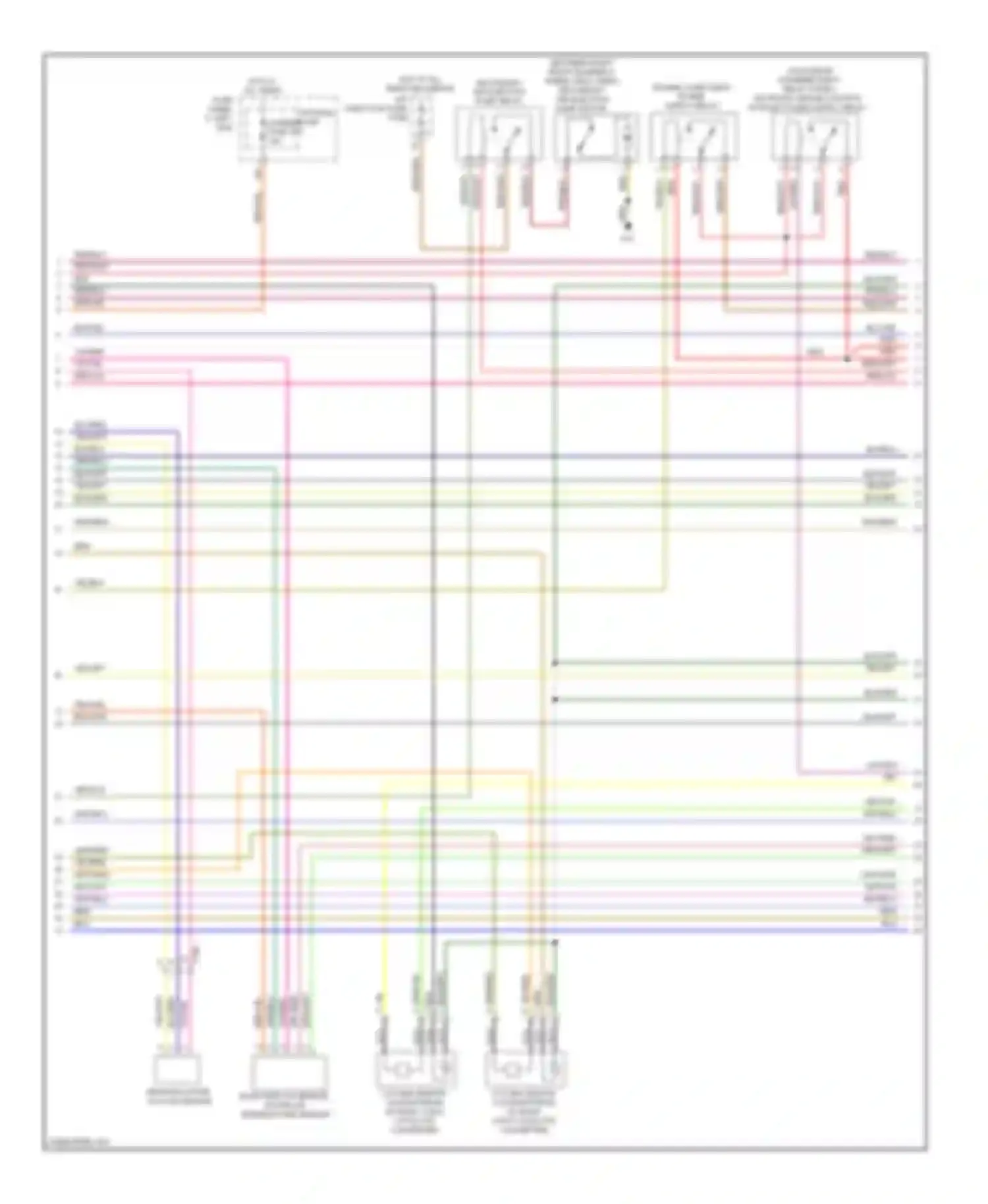 Wiring diagram grn/wht for Audi A8 D4 (2010-2014)