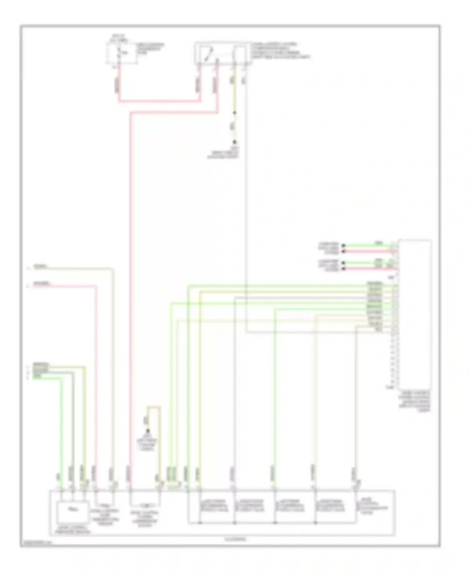 Wiring diagram grn/wht for Audi A8 D4 (2010-2014)
