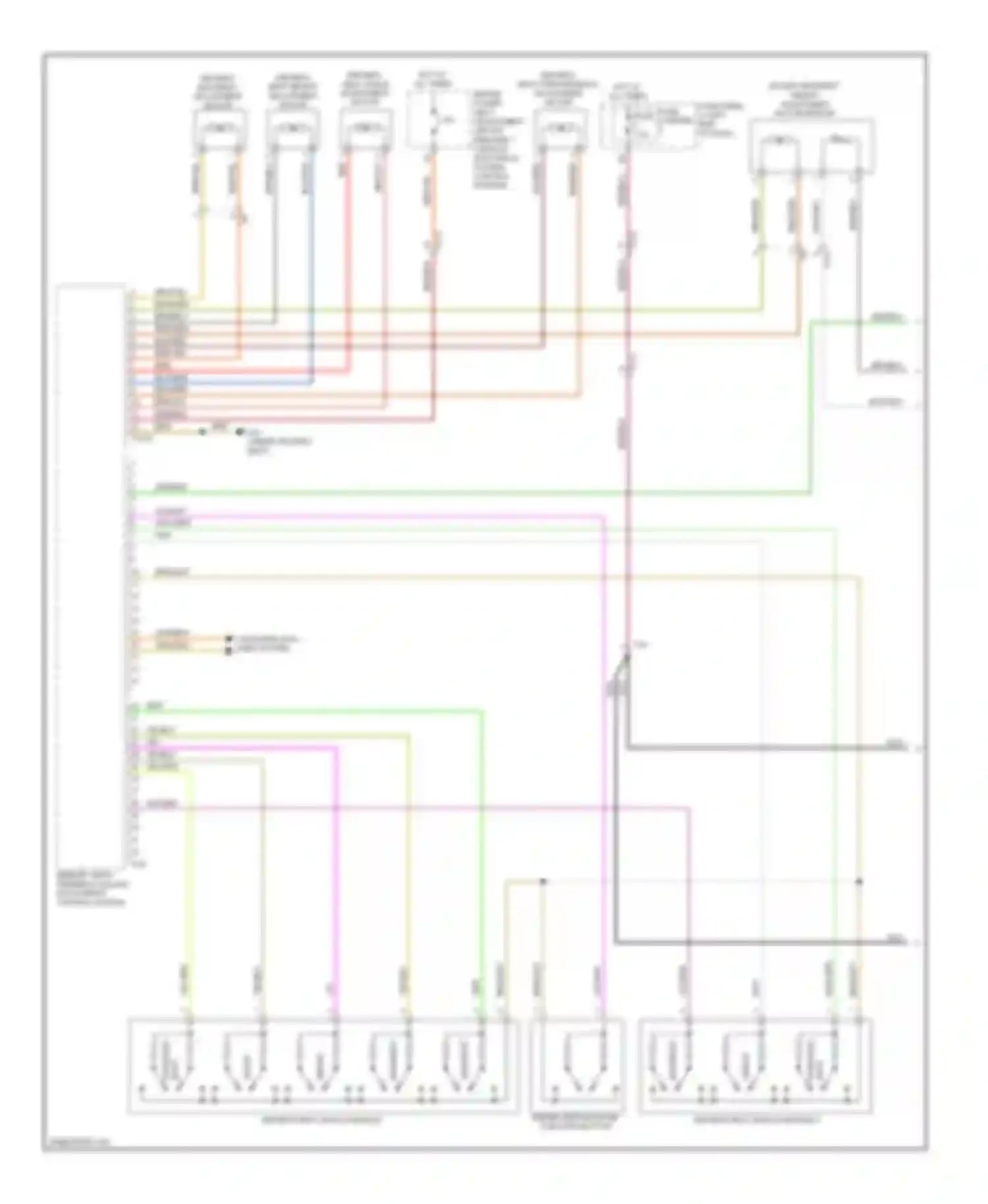 Wiring diagram fiber optic fiber optic 1 2 for Audi A8 D4 (2010-2014)