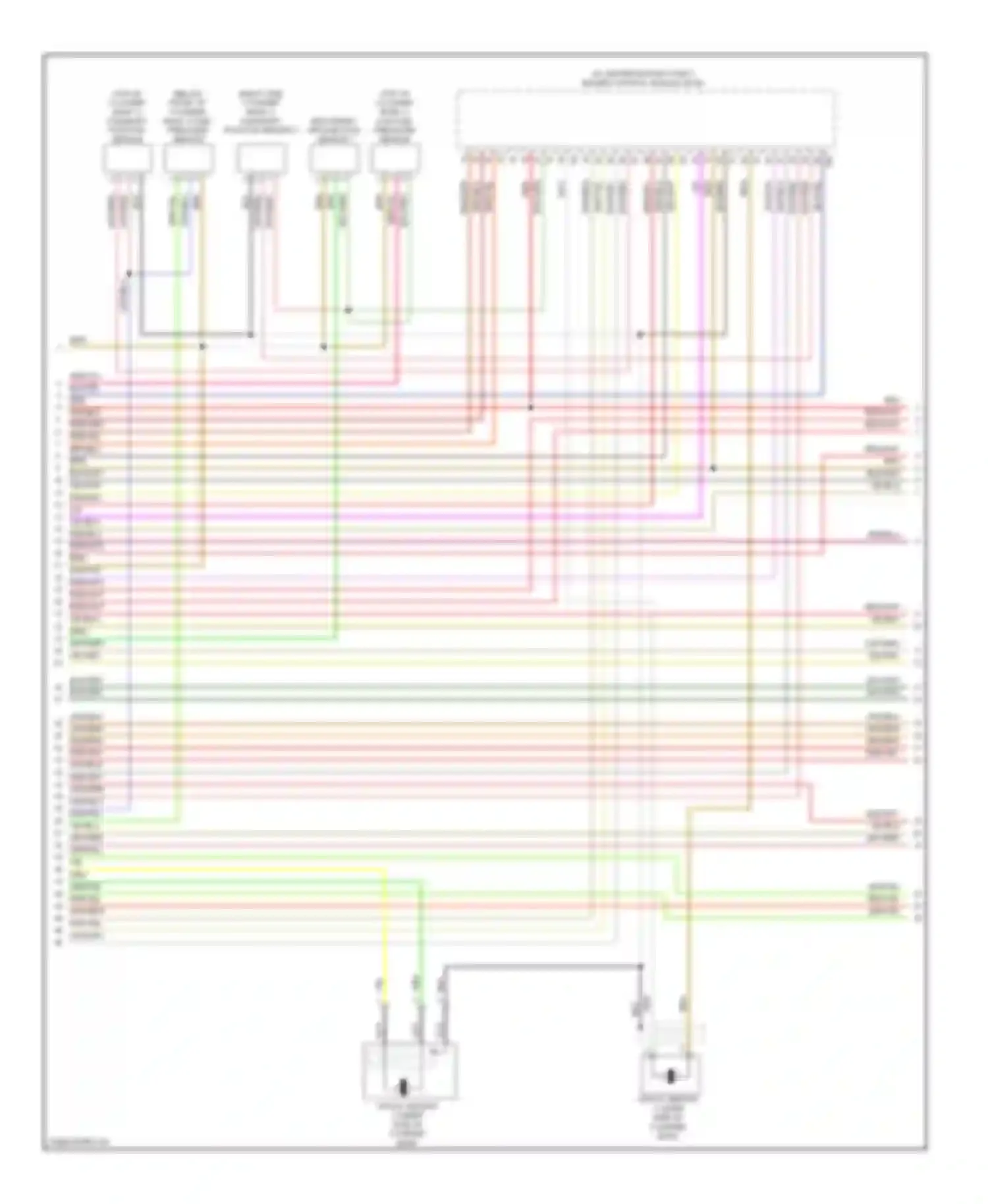 Wiring diagram brn/blu for Audi A8 D4 (2010-2014)
