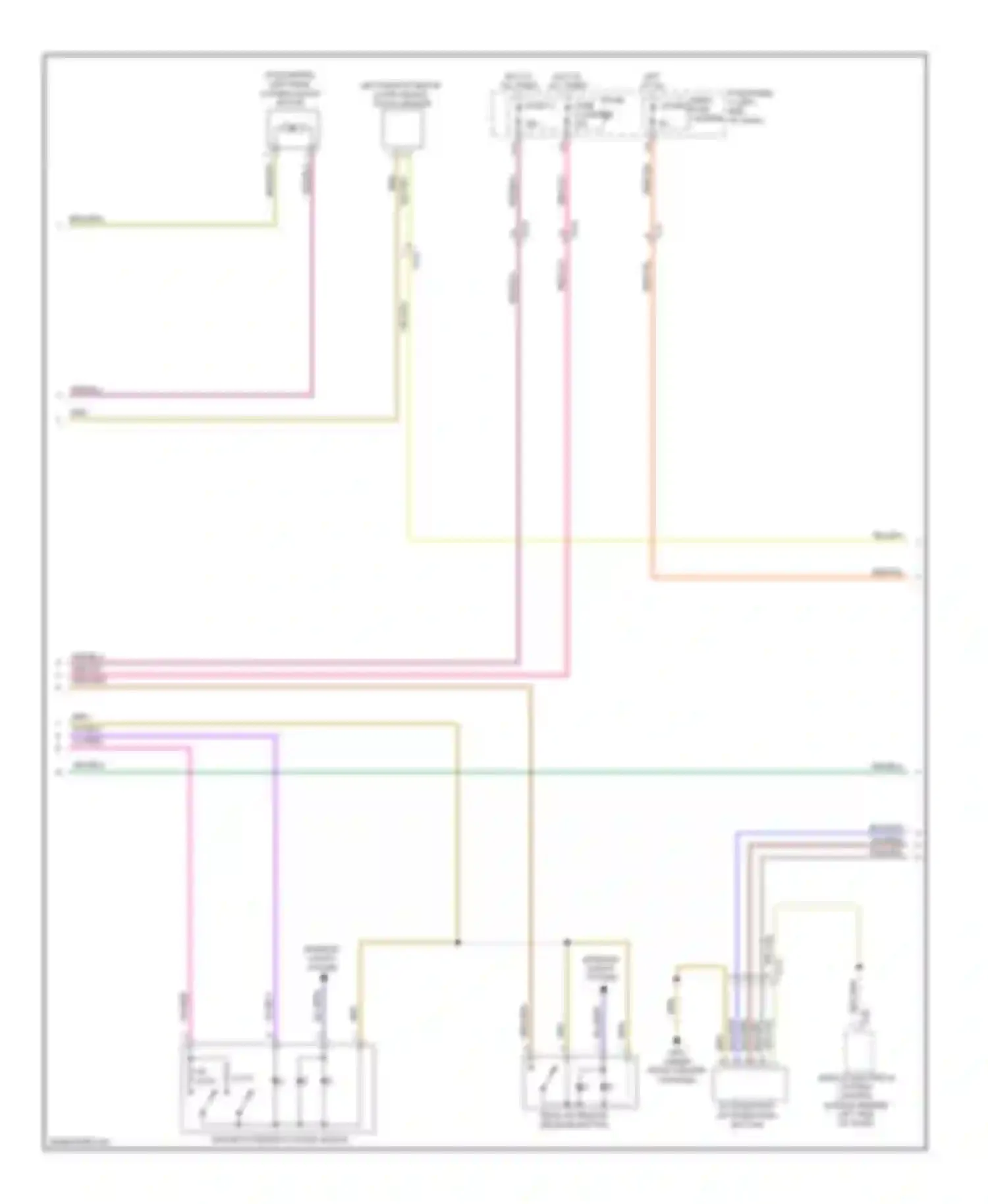Wiring diagram of dash) for Audi A8 D4 (2010-2014) (1 of 6)