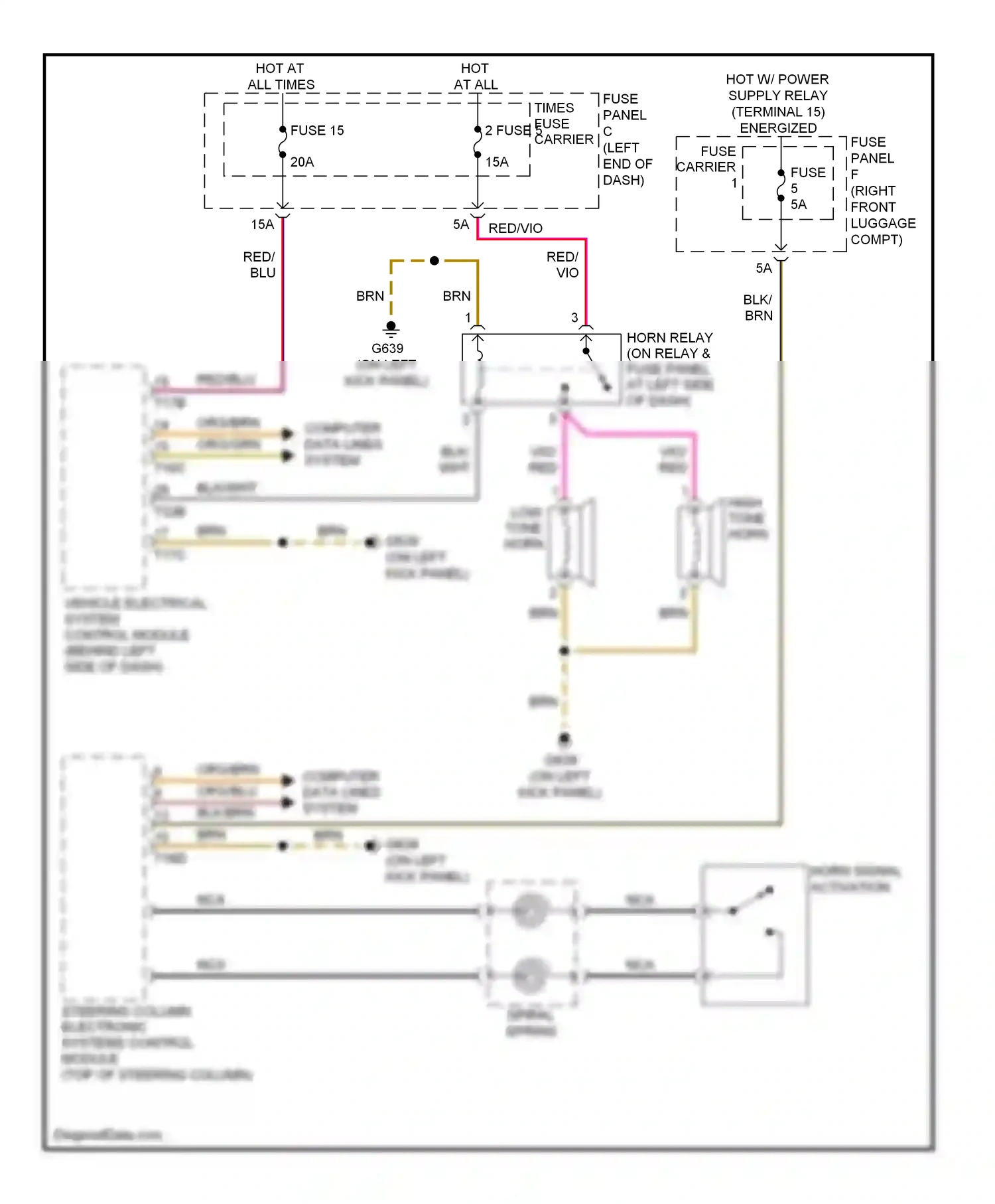 Audi A8 D4 (2010-2014) (on left kick panel) wiring diagram  (16 of 36)