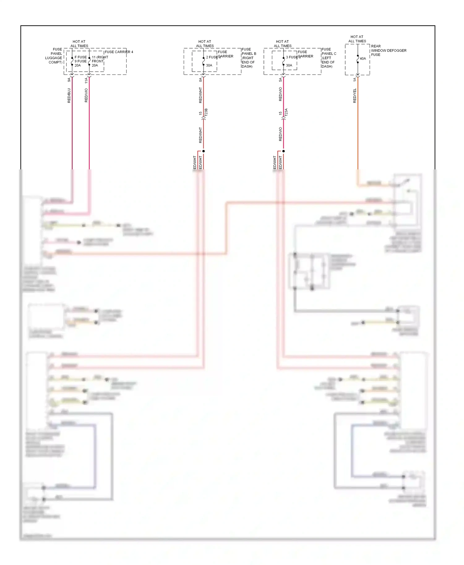 Audi A8 D4 (2010-2014) (on left kick panel) wiring diagram  (8 of 36)