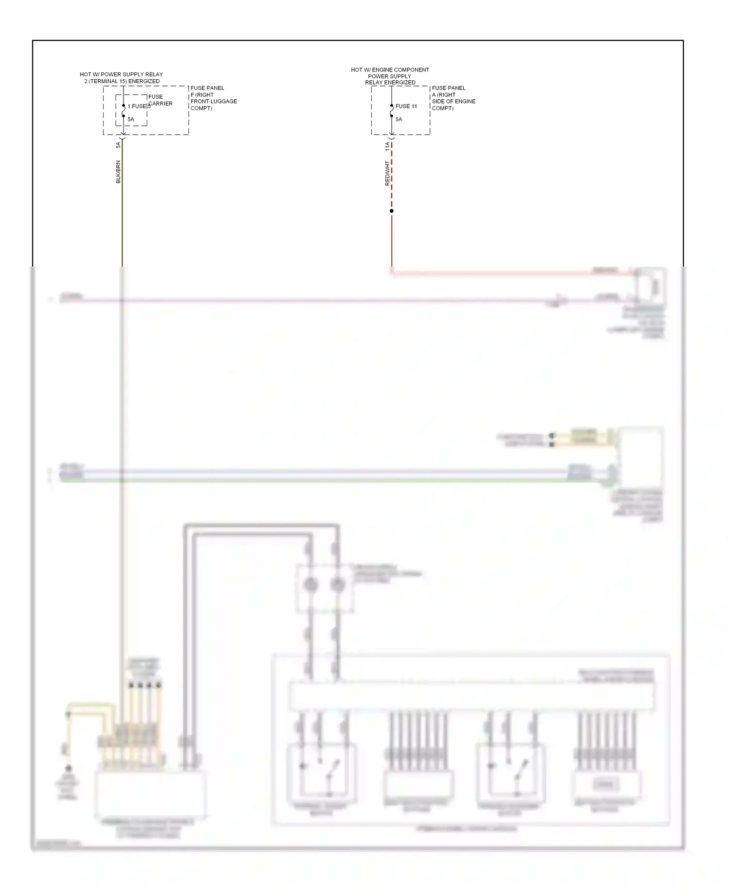 Audi A8 D4 (2010-2014) (on left kick panel) wiring diagram  (31 of 36)
