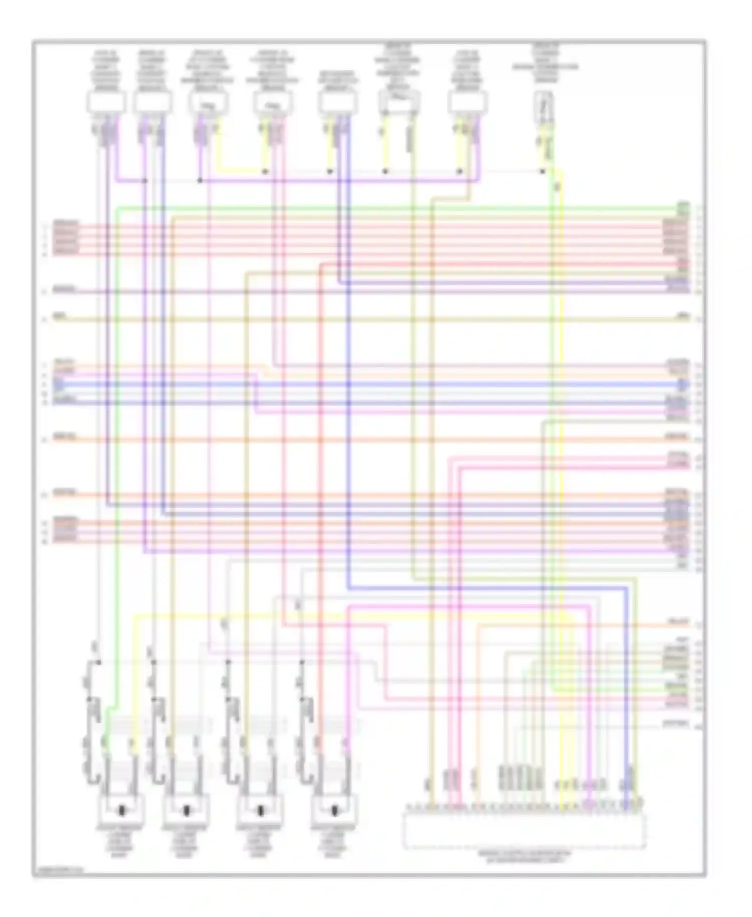 Wiring diagram blu/blk for Audi A8 D4 (2010-2014)