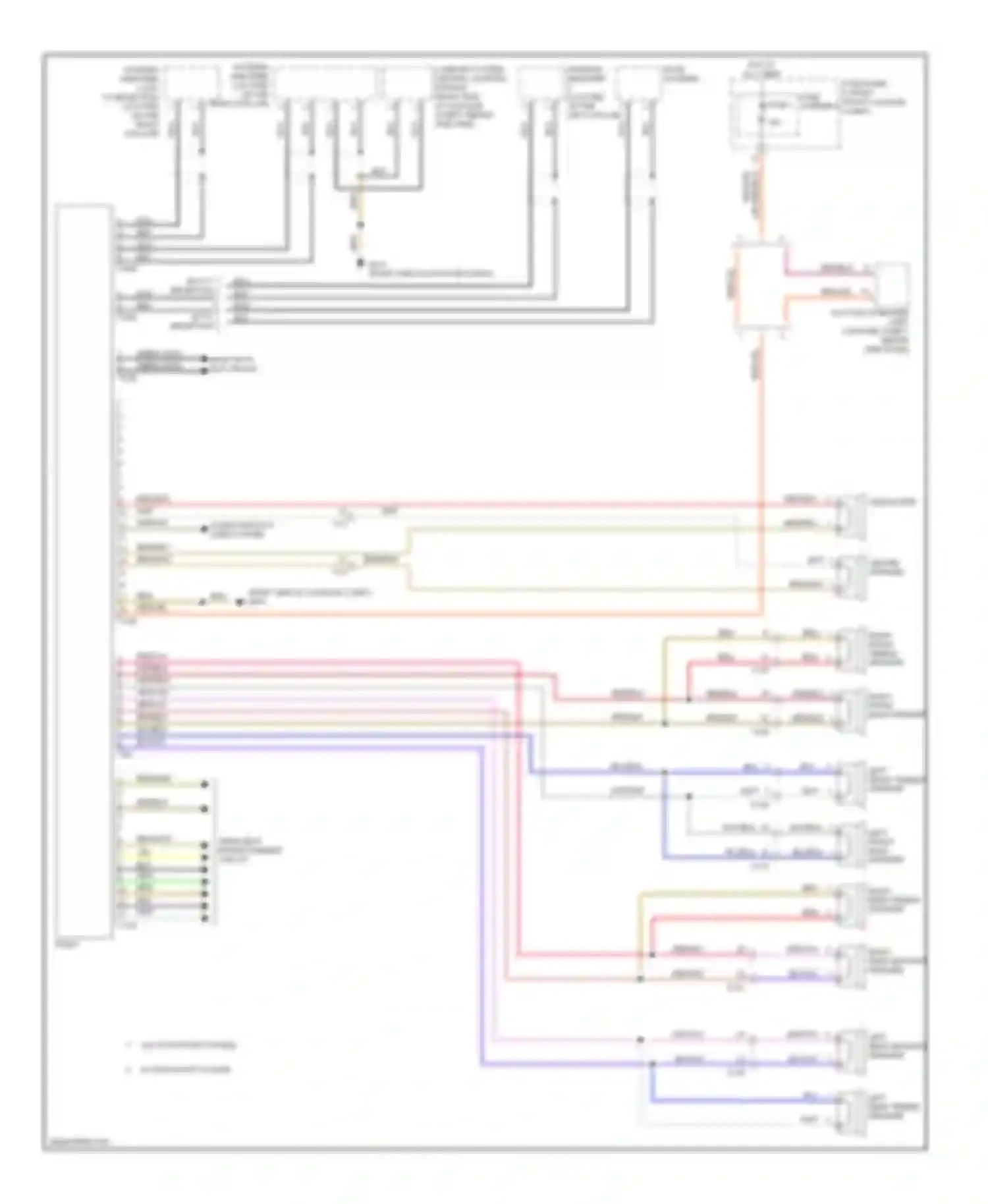Wiring diagram red/vio for Audi A8 D4 (2010-2014) (41 of 44)