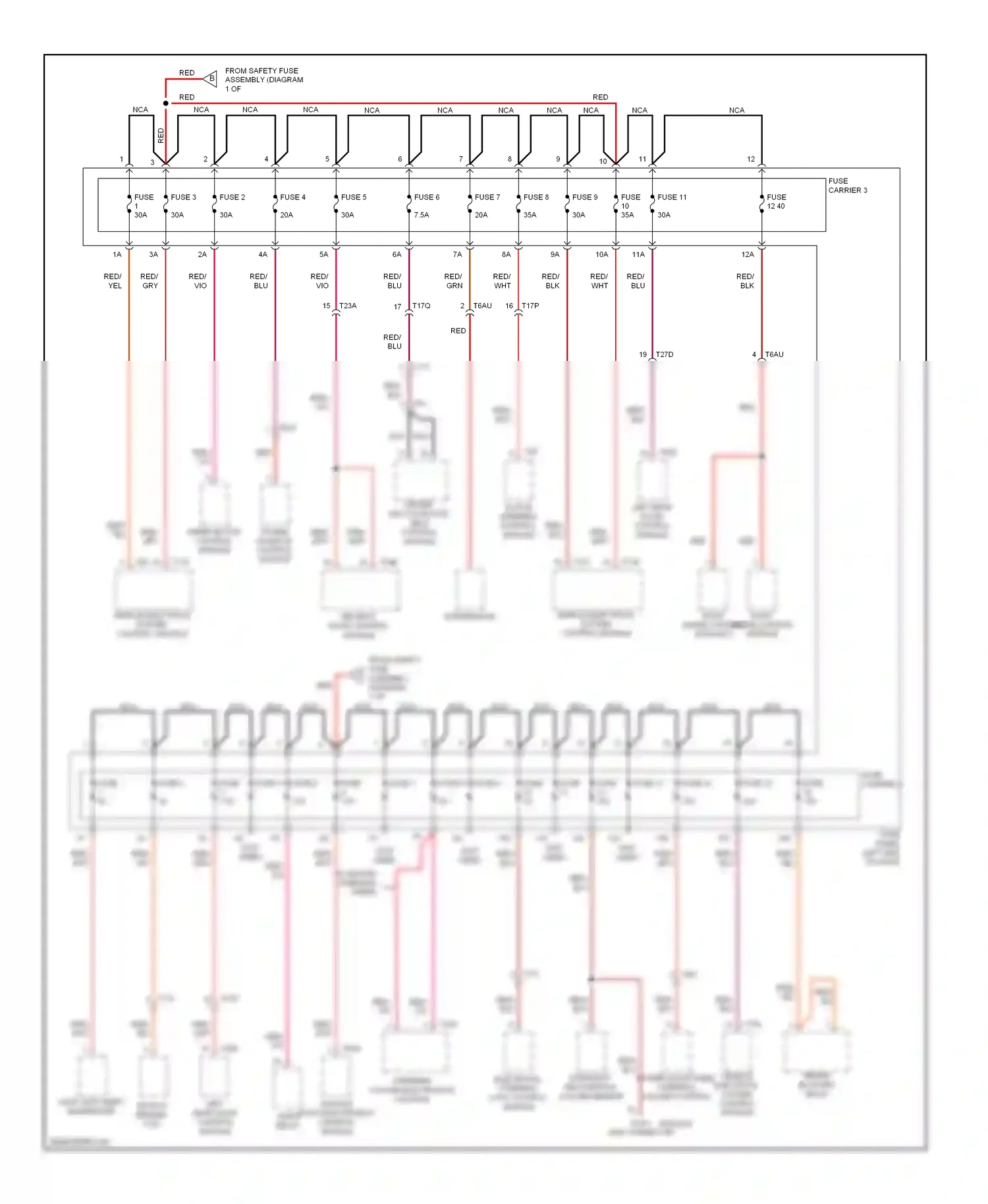Audi A8 D4 (2010-2014) suppressor wiring diagram  (3 of 5)