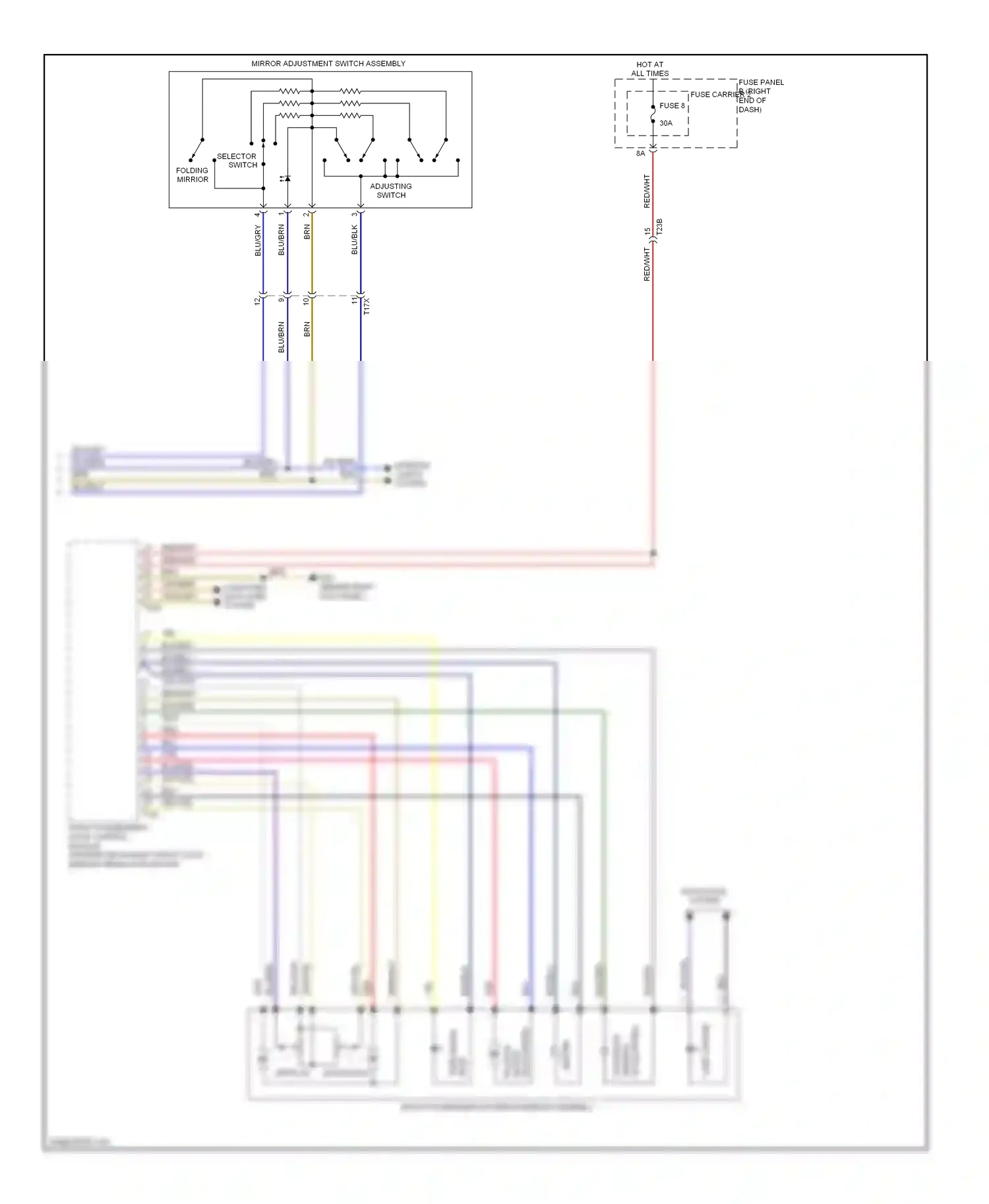 Audi A8 D4 (2010-2014) system wiring diagram  (4 of 5)