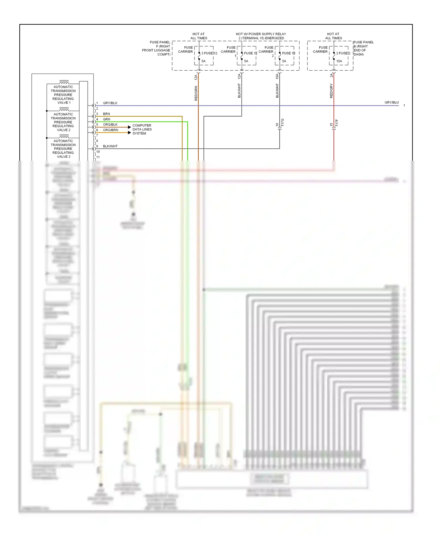 Audi A8 D4 (2010-2014) vio/grn wiring diagram  (11 of 20)