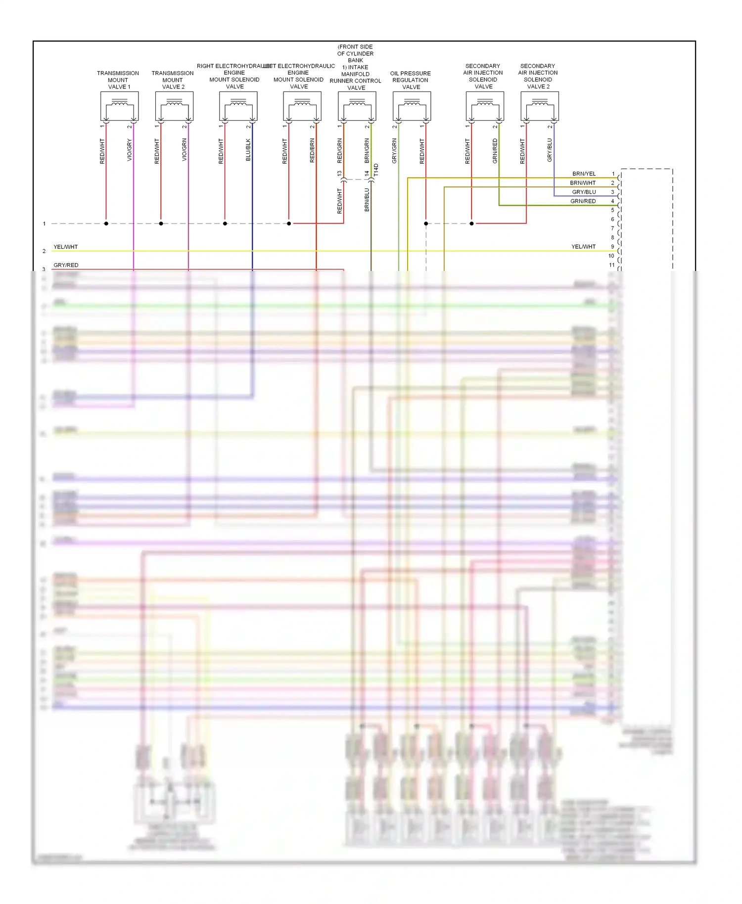 Audi A8 D4 (2010-2014) vio/grn wiring diagram  (18 of 20)