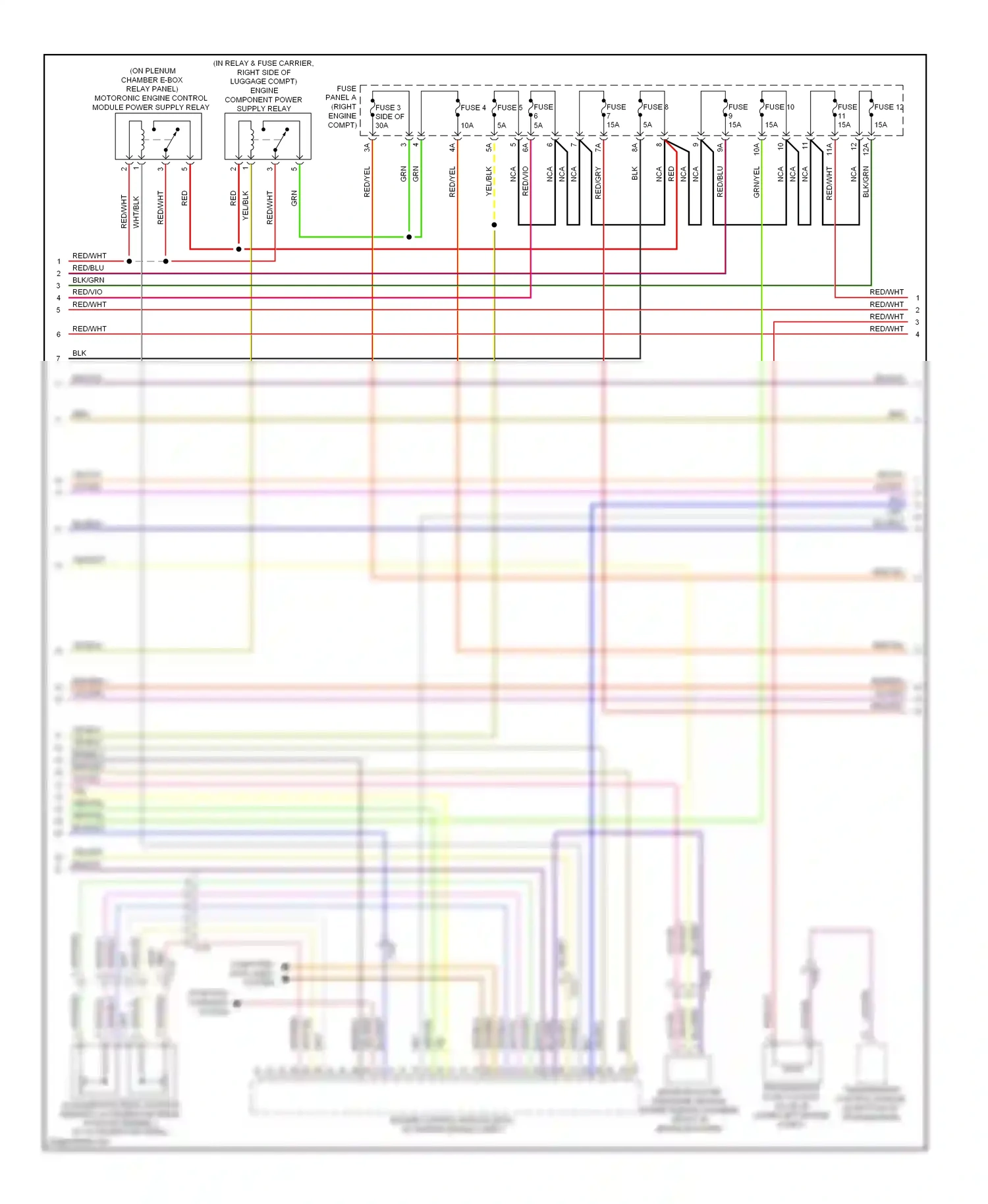 Wiring diagram vio/gry for Audi A8 D4 (2010-2014) (4 of 7)