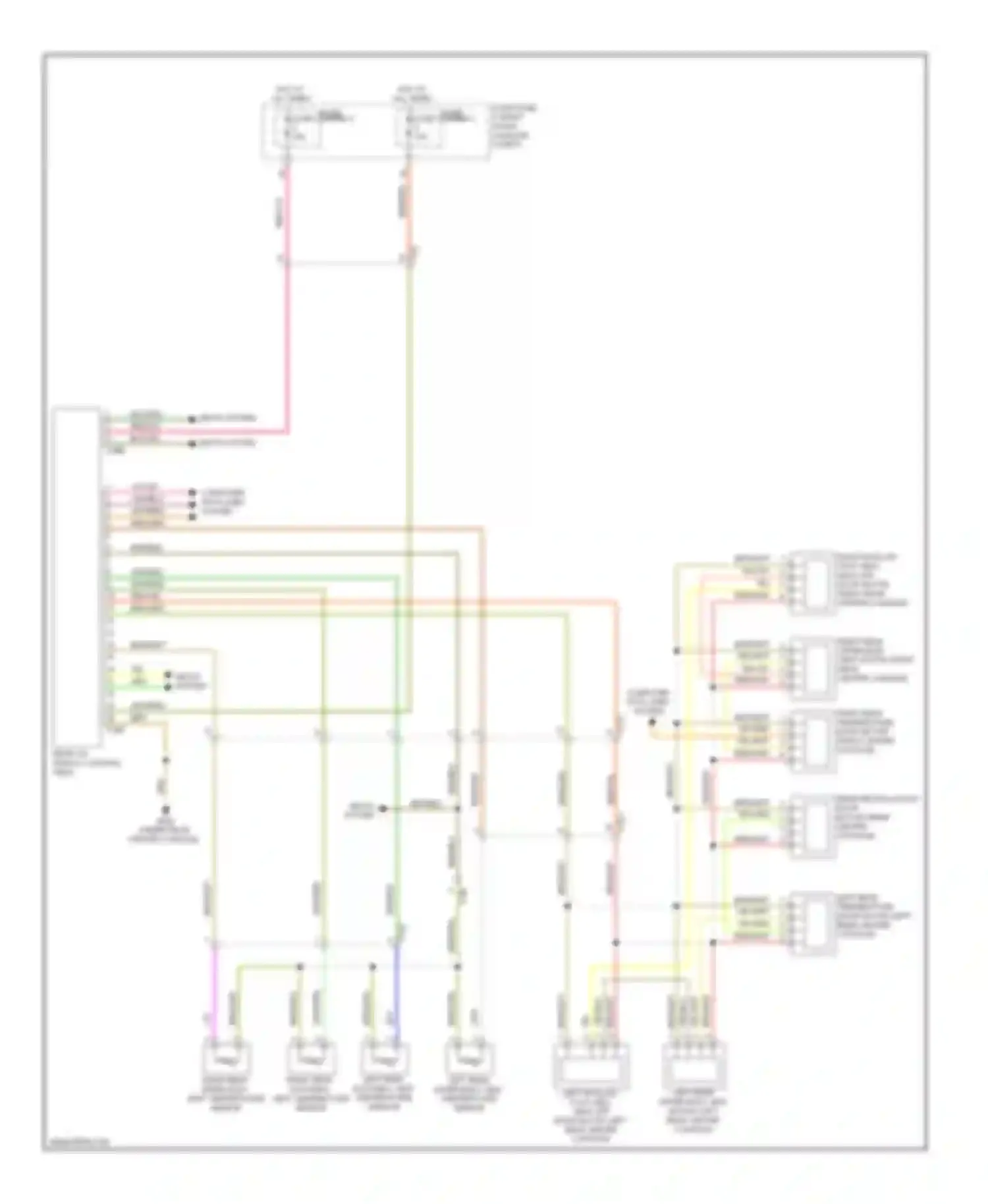 Wiring diagram yel/wht for Audi A8 D4 (2010-2014) (3 of 21)
