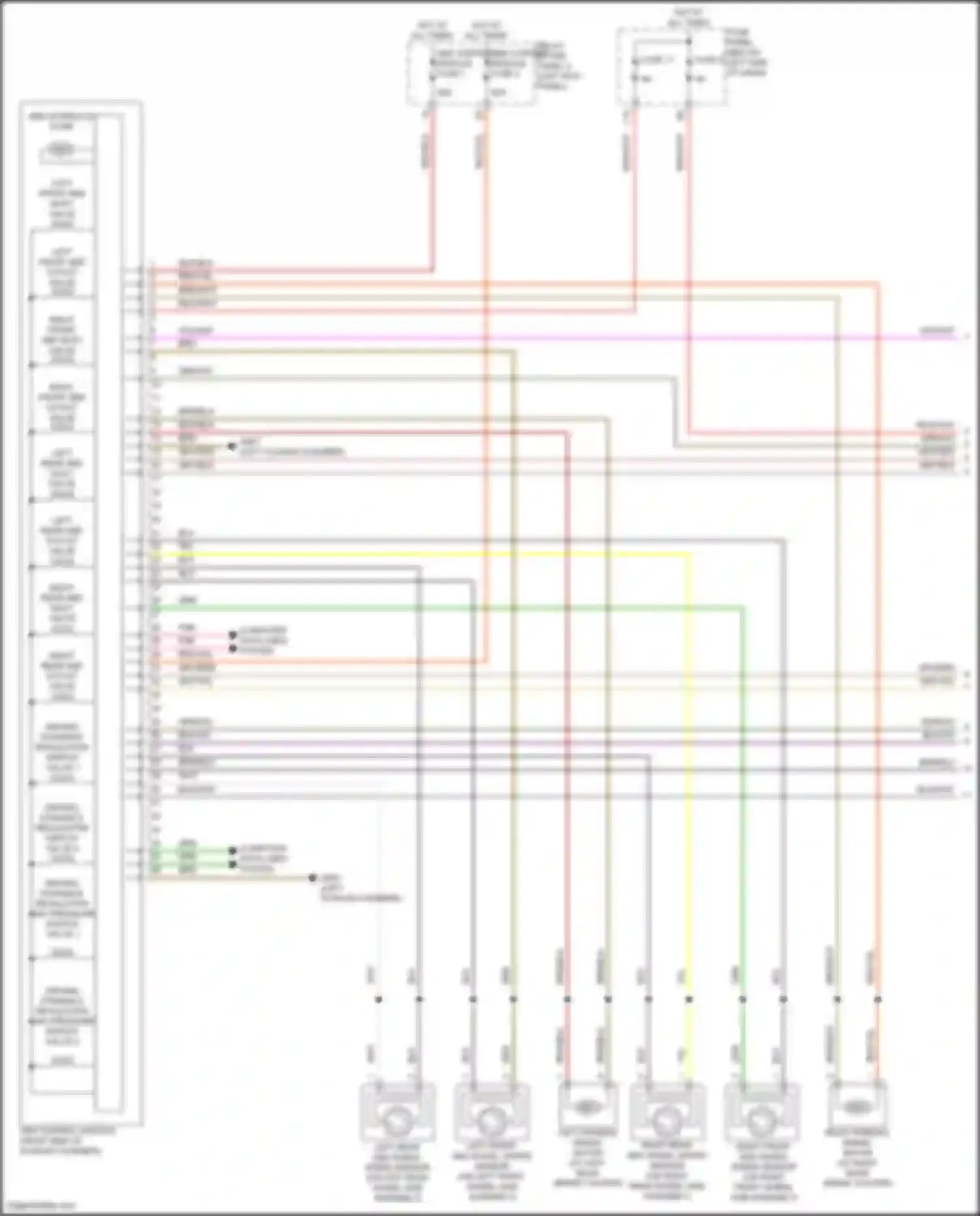 A8 Audi D5 facelift (2021-2024): Anti-lock brakes circuit (1 of 4)