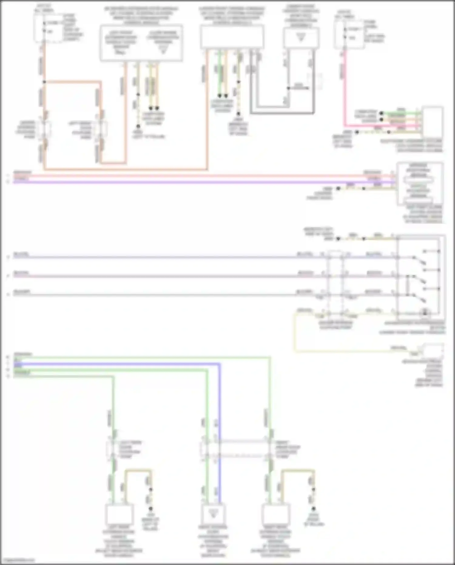 A8 Audi D5 facelift (2021-2024): Access/start circuit (2 of 2)
