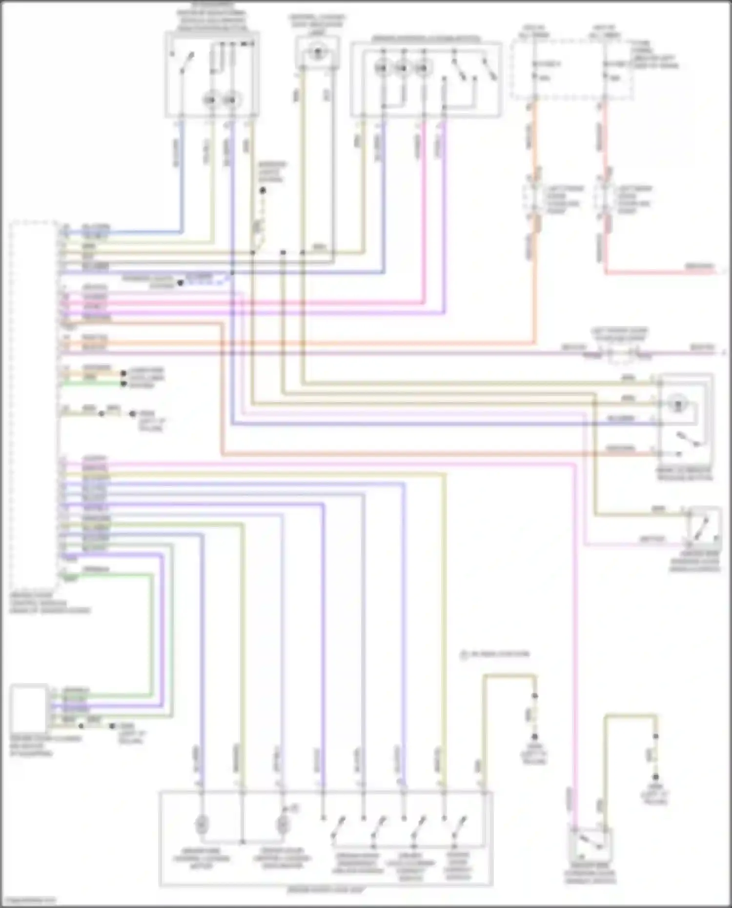 A8 Audi D5 facelift (2021-2024): Forced entry circuit (1 of 6)