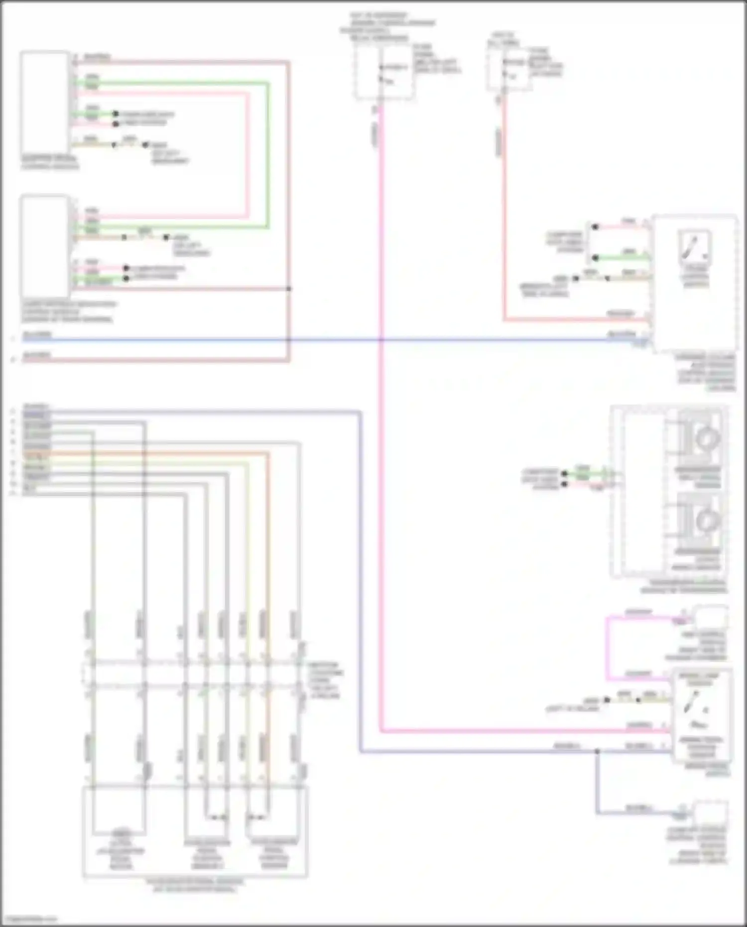 A8 Audi D5 facelift (2021-2024): Cruise control circuit (2 of 2)