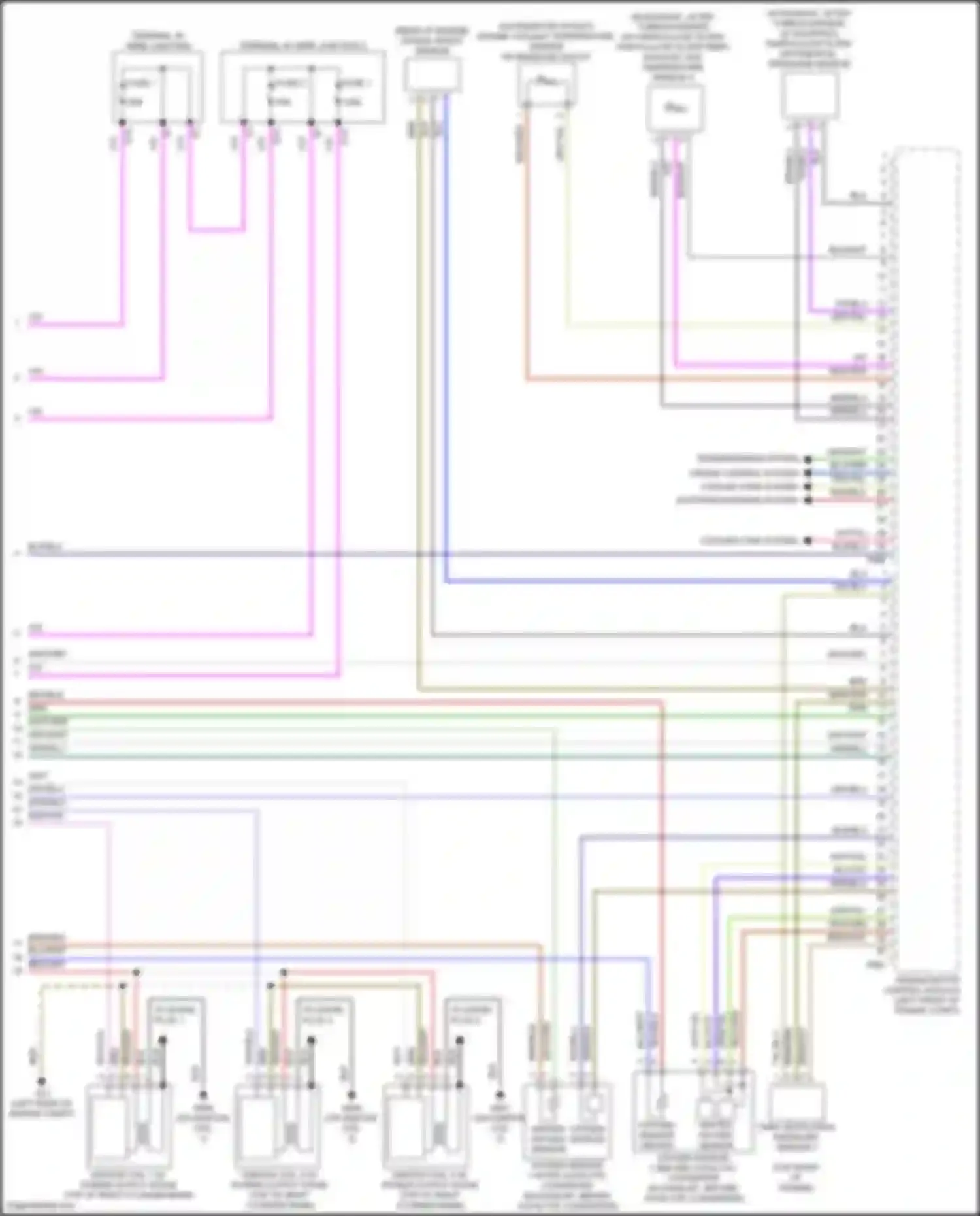 A8 Audi D5 facelift (2021-2024): Wiring diagram engine performance 3.0l turbo hybrid (10 of 10)