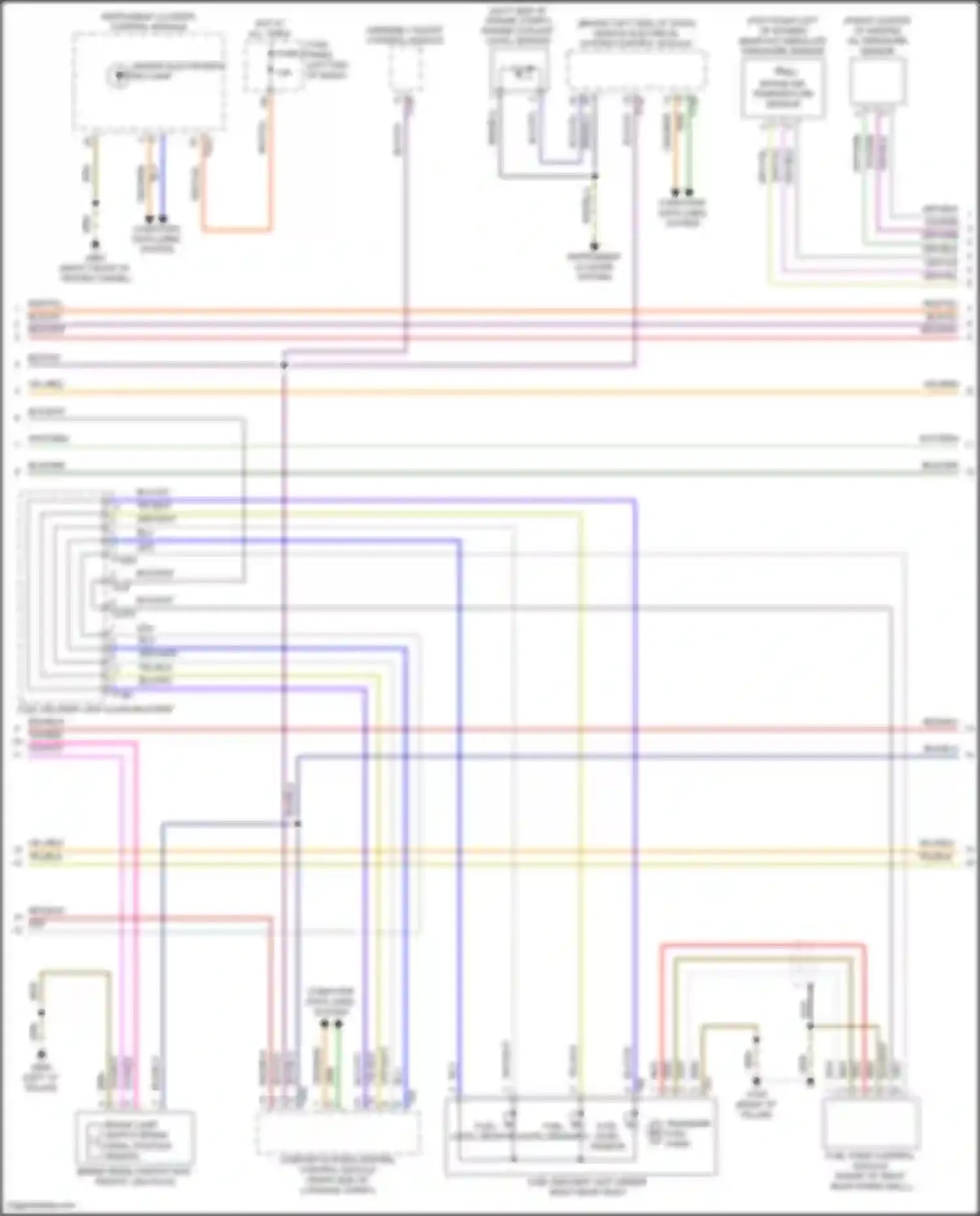 A8 Audi D5 facelift (2021-2024): Wiring diagram engine performance 3.0l turbo hybrid (3 of 10)